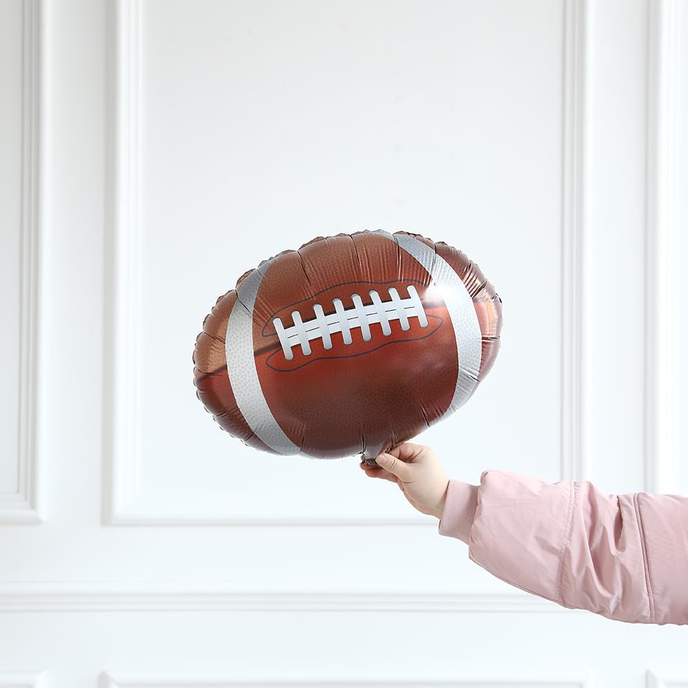 Football Balloon Garland Arch Kit 131Pcs Sage Green and Coffee Brown Balloons