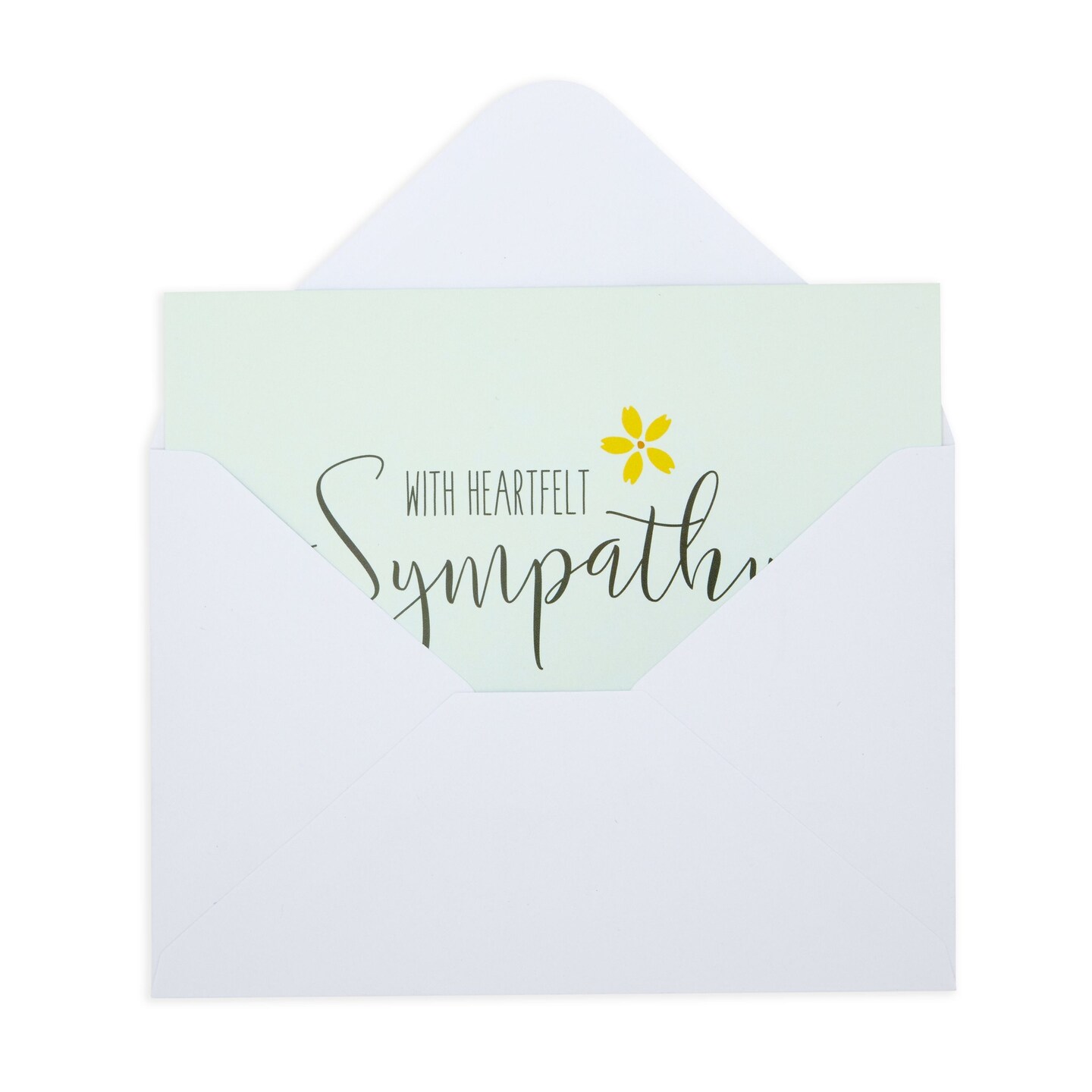 48 Pack Sympathy Cards with Envelopes Bulk Set, 6 Floral and Foliage Designs for Memorials, Funerals, Condolences, Bereavement, Blank Inside (4x6 In)