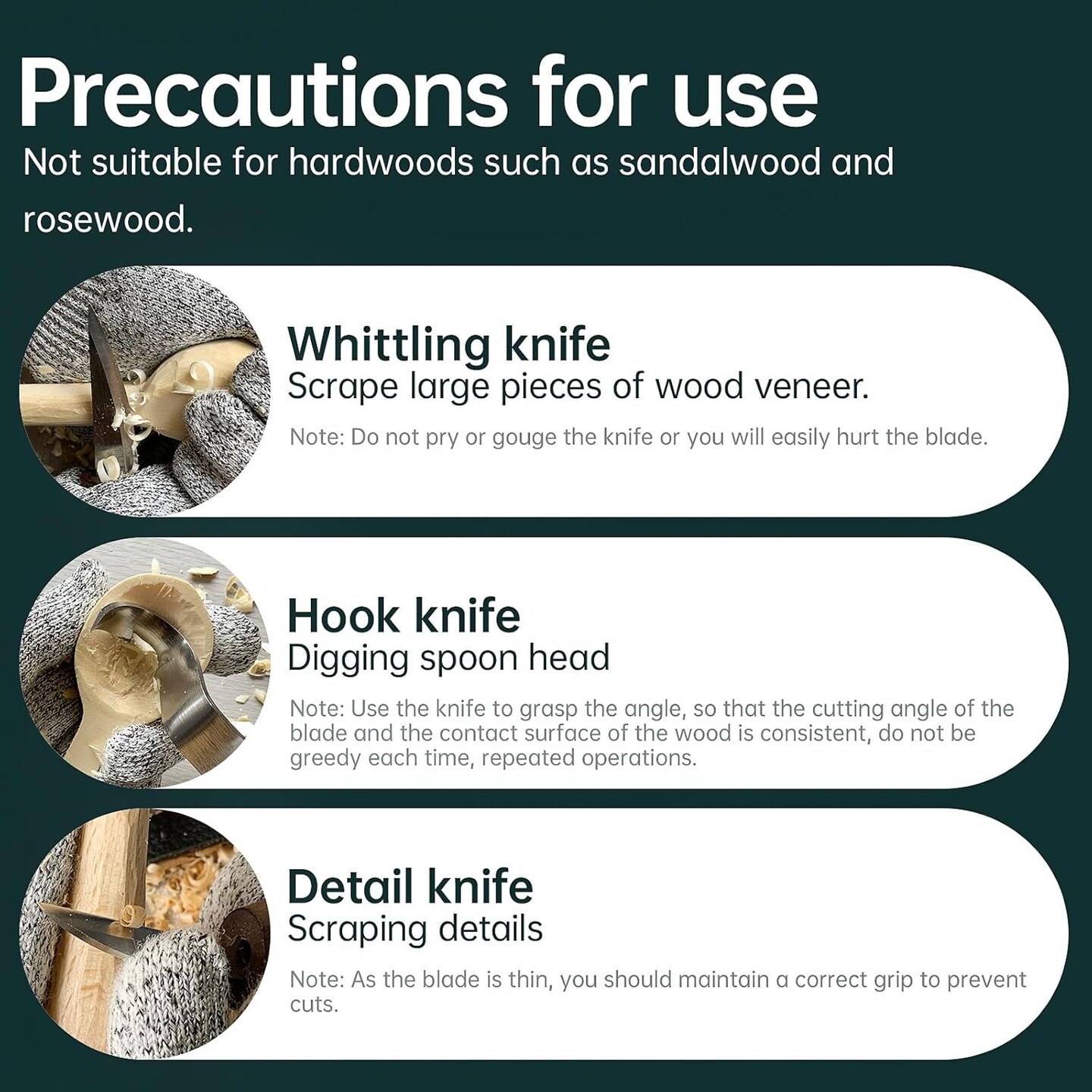 Roll Bag Genuine Leather - Deluxe Whittling Kit - Wood Carving Knife - Widdle Wood Kit - Spoon Carving Tools - Wood Whittling Kit