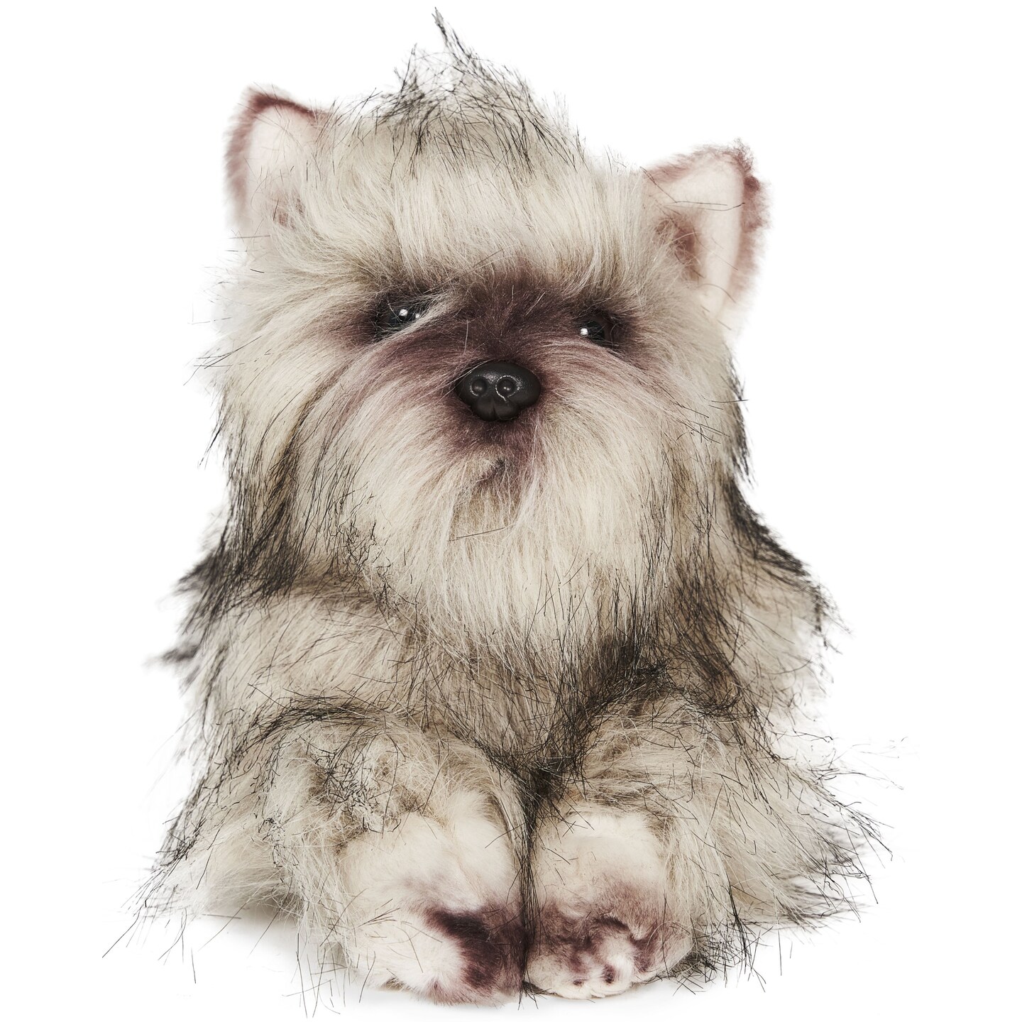 Bearington Terri Cairn Terrier Stuffed Animal - 13" Realistic Plush Dog Stuffed Animals with Soft Fur and Lifelike Details - Cuddly Puppy Plushie for Kids, Dog Lovers, and Collectors