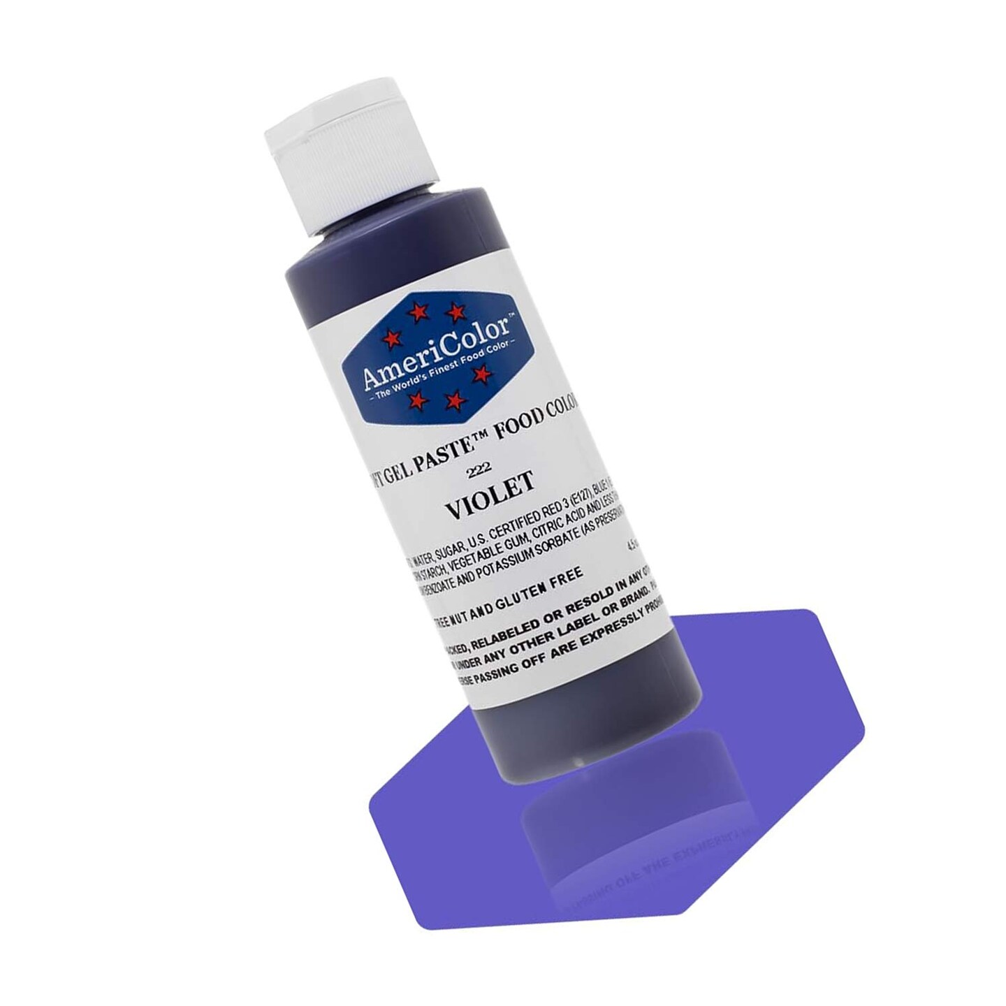 Violet Soft Gel Paste Food Color AmeriColor