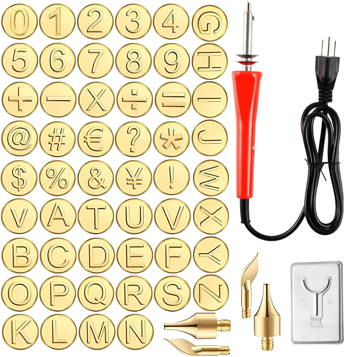 Wood Burning Tip Set 26 Letters Wood Burning Tip Kit Diy Wood Leather