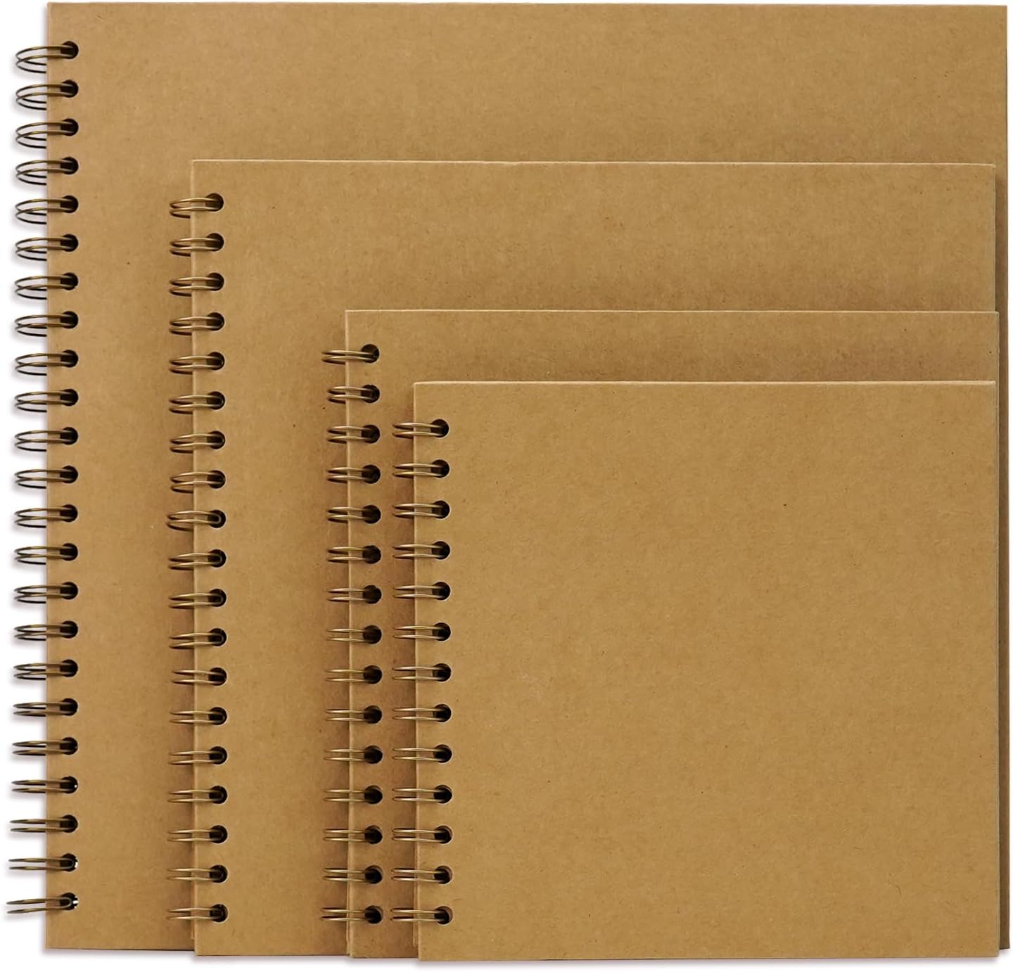 Hardcover Kraft Blank Page DIY Scrapbook Photo Album, 40 Pages (20 Sheets) - Perfect for Wedding Anniversaries, Family Memories, and Small Scrapbooking Projects