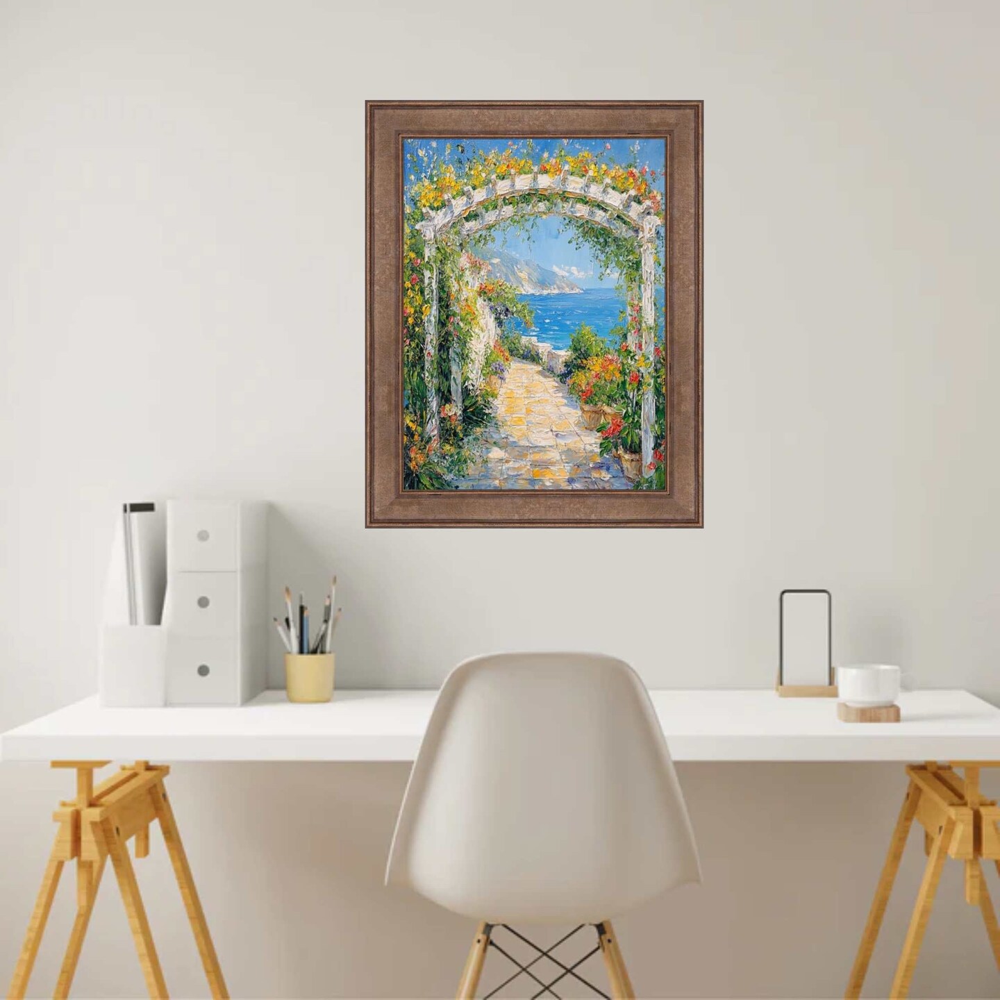 Modern Mocha Bronze Flat Picture Frame 20x24 frame