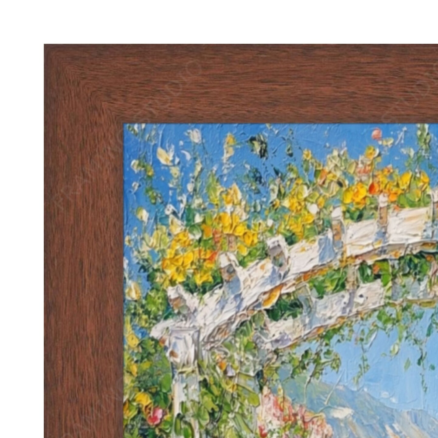 Dark Walnut Wood Grain Picture Frame - Home Office Decor 11x14 frame