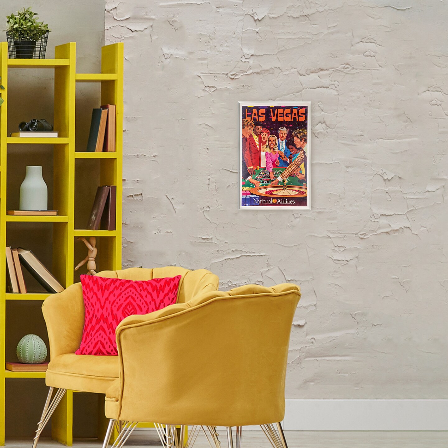 Stupell Industries Vintage Las Vegas Casino Wall Plaque, design by Vintage Posters