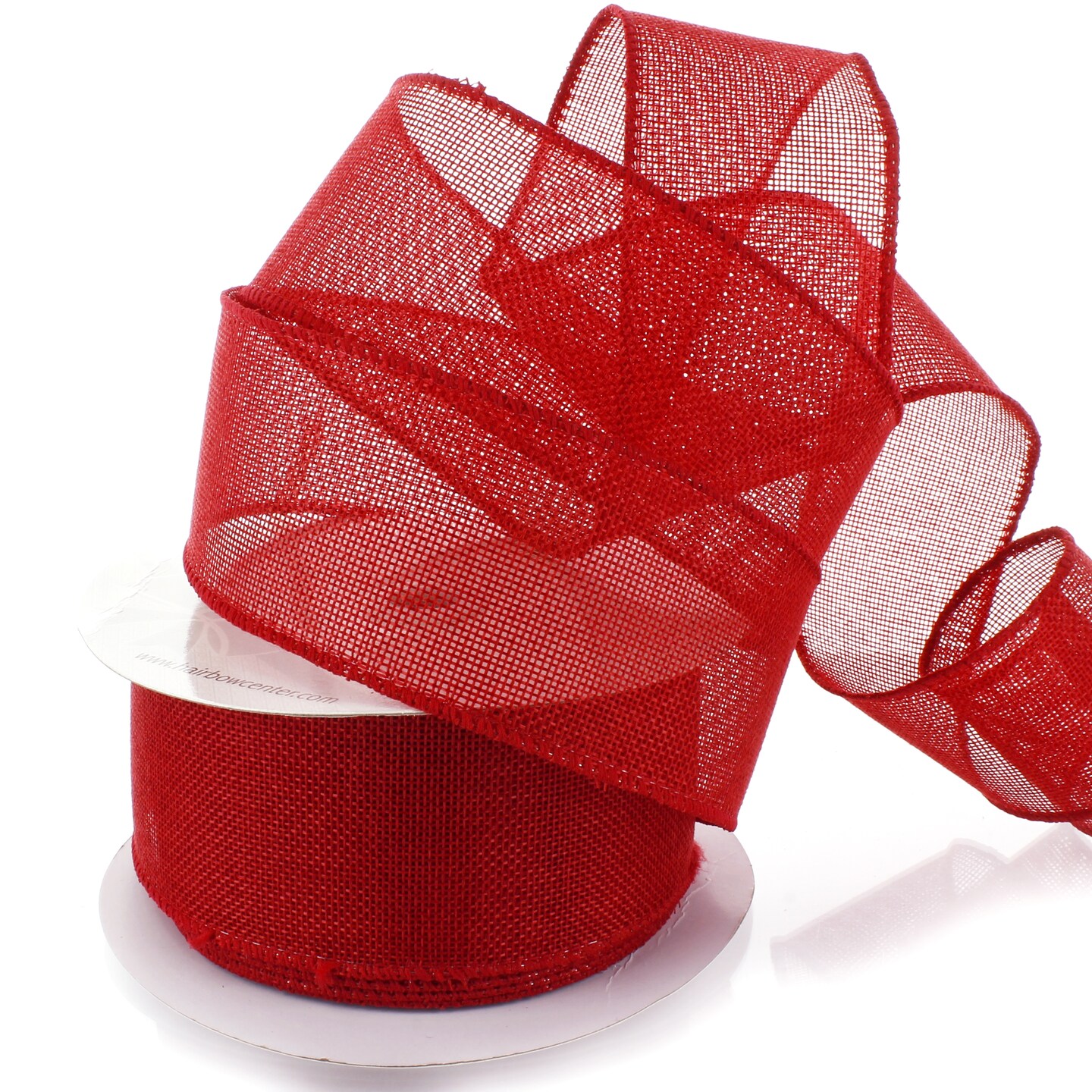 2.5&#x22; Wired Burlap Ribbon