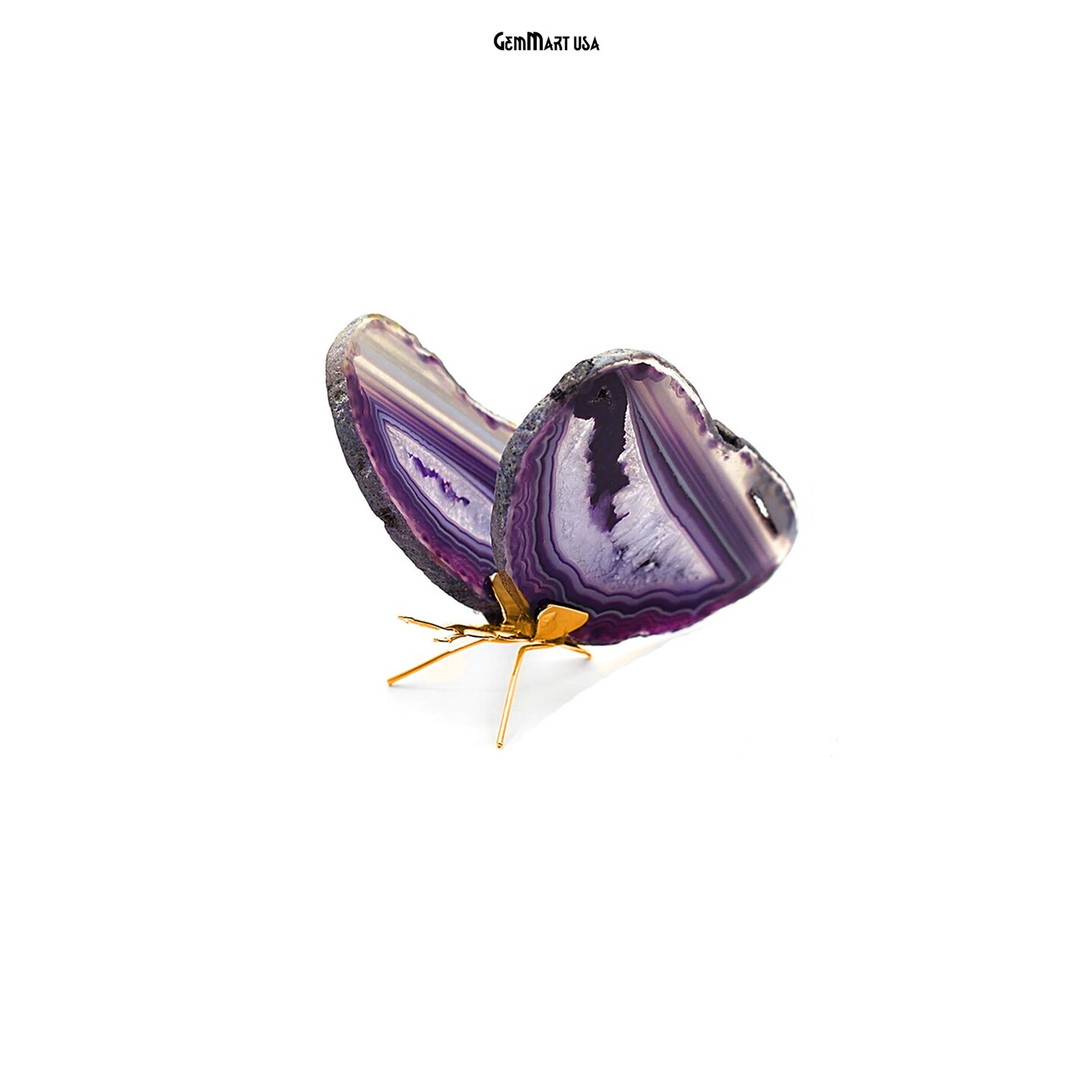 Agate Slice Butterfly, Natural Agate Décor, Butterfly Wing Home Décor, Agate Geode, Natural Gemstone Butterfly