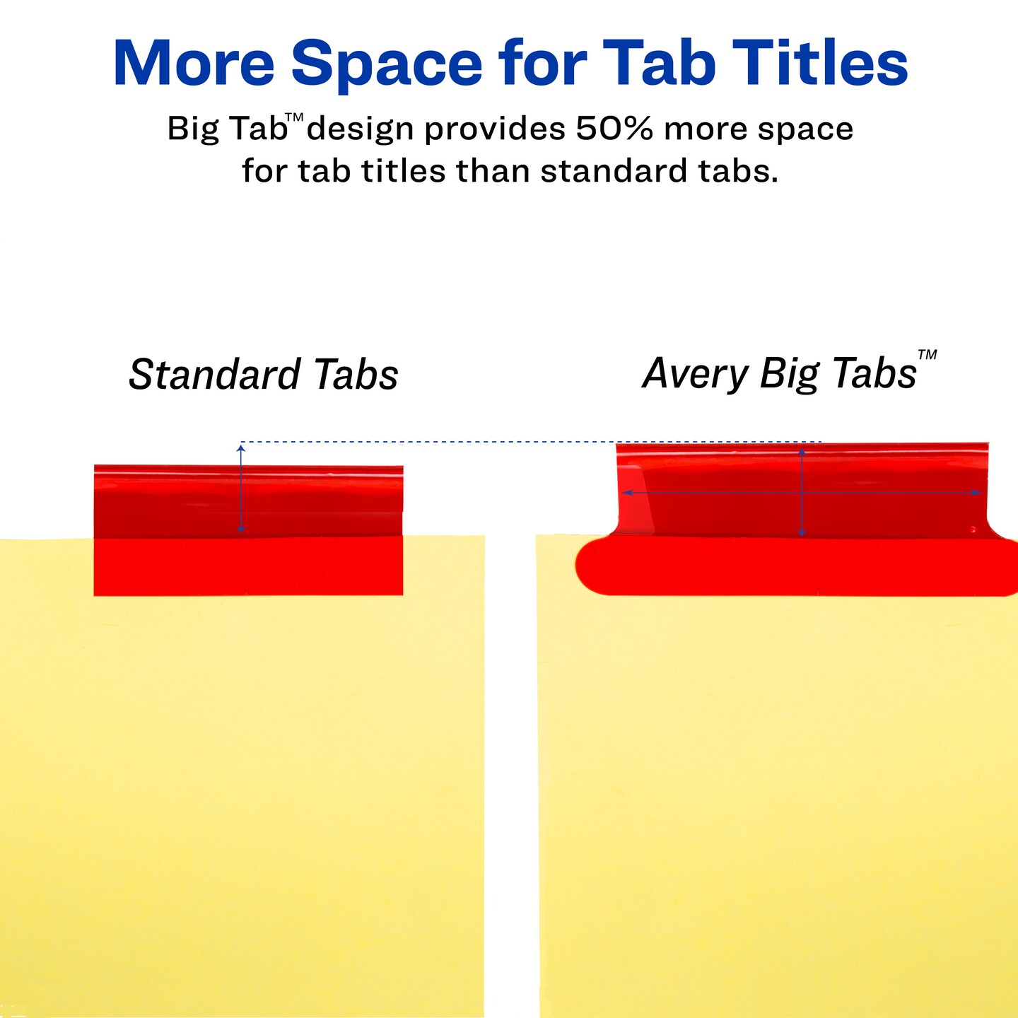 Avery 8-Tab Dividers, Insertable Multicolor Big Tabs, 6 Sets of 11111
