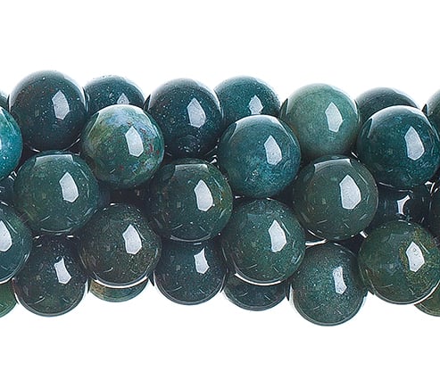 John Bead 16in Semi-Precious Natural Stone Round Bead Strand