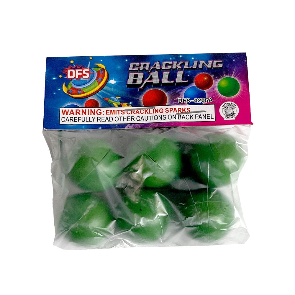 Crackling 6 Piece Ball 12 Ct