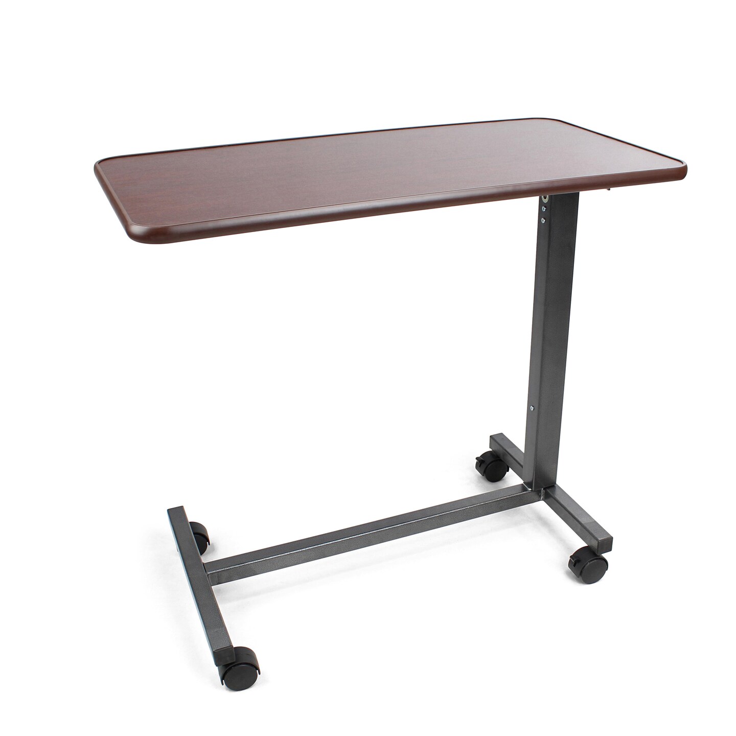 7Penn Adjustable Overbed Table with Wheels - Rolling Desk for Laptop or Serving