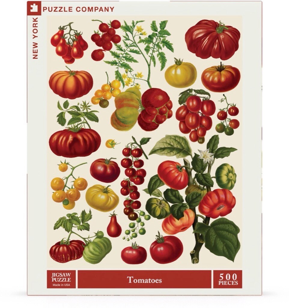 New York Puzzle Company Tomatoes 500 Piece Piece Jigsaw Puzzle