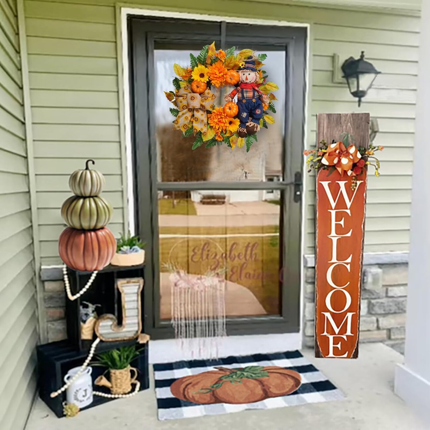 Fall Wreath for Front Door