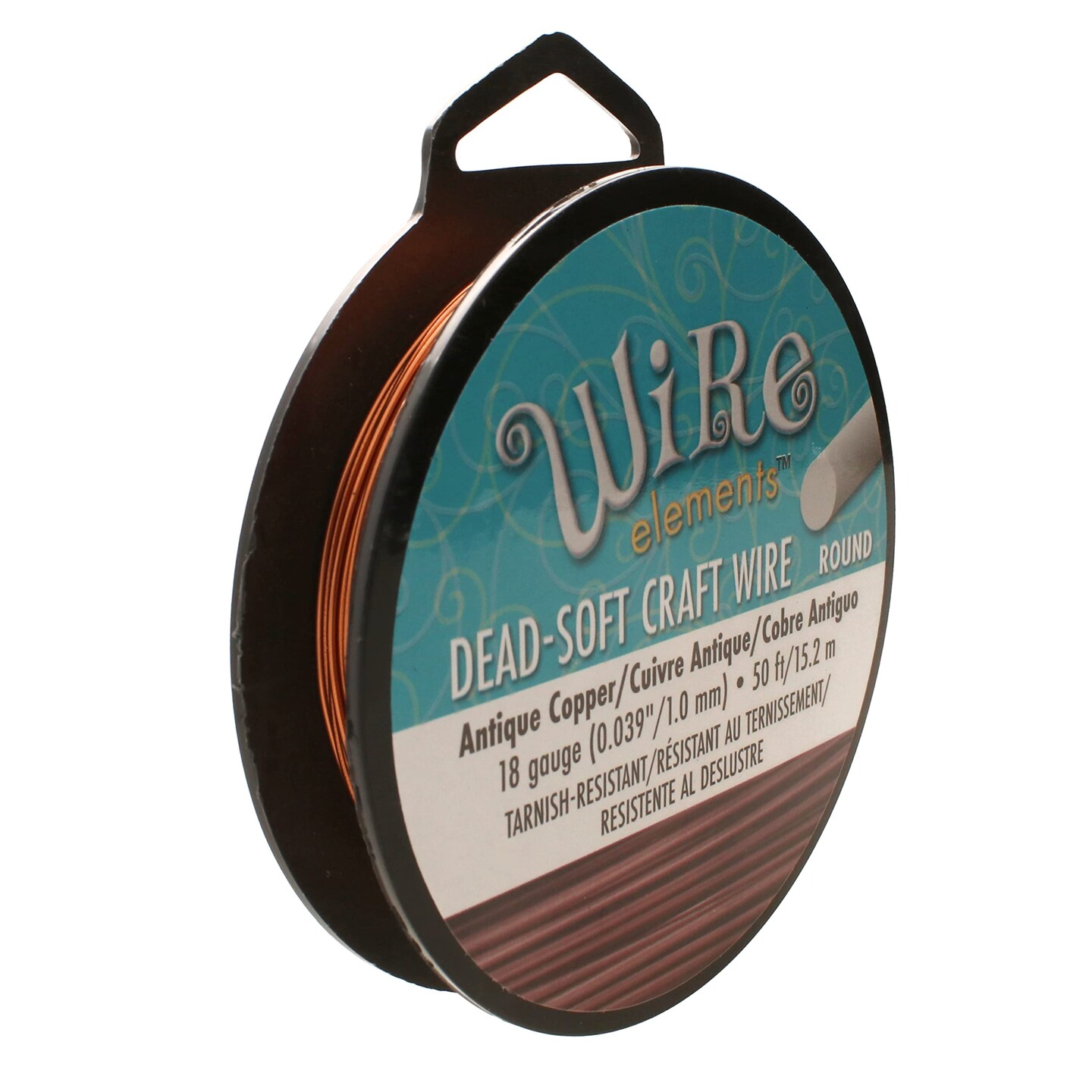 The Beadsmith Wire Elements Craft Wire – Tarnish Resistant, Soft Temper, Round