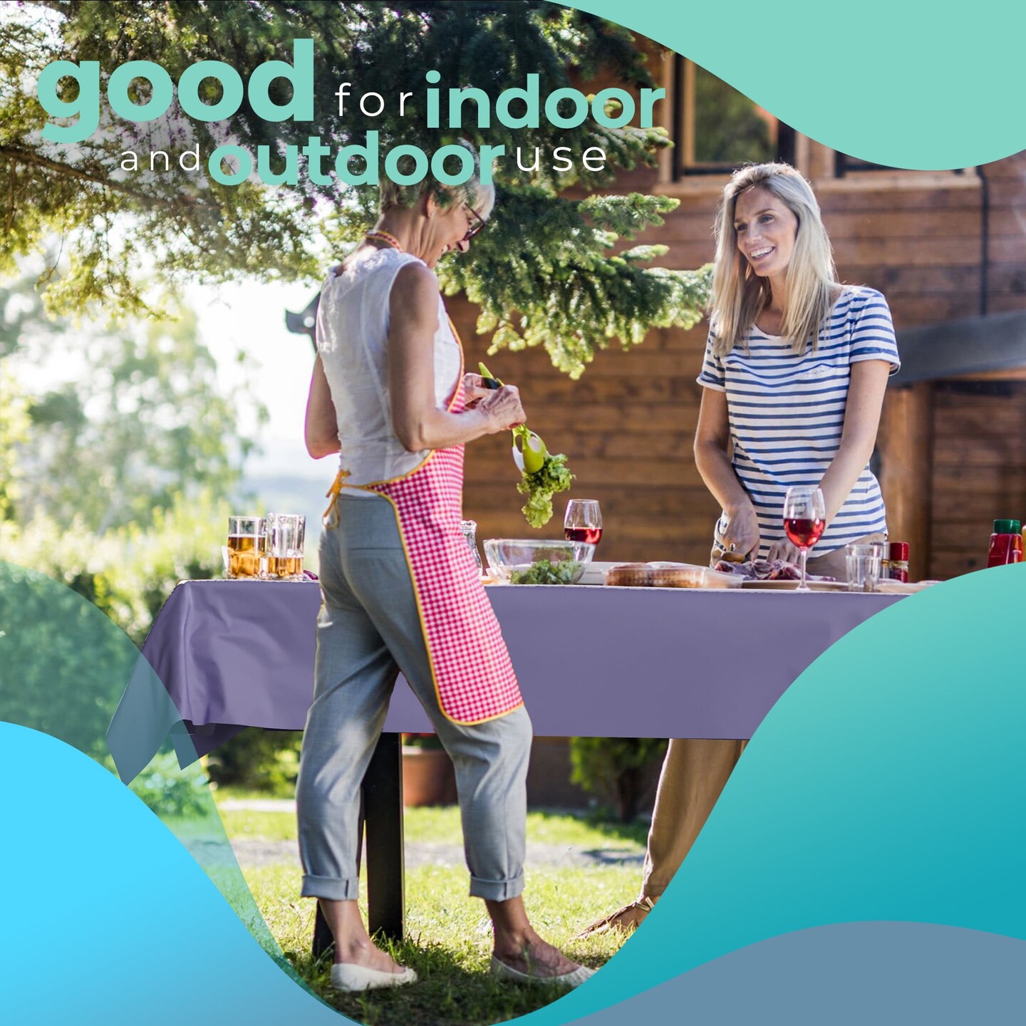 Exquisite Plastic Table Cover Roll – 40" x 100' Disposable Tablecloth Roll – Premium Thick 0.5 MIL Plastic Banquet Roll – Party Table Cover Roll for Events & Catering