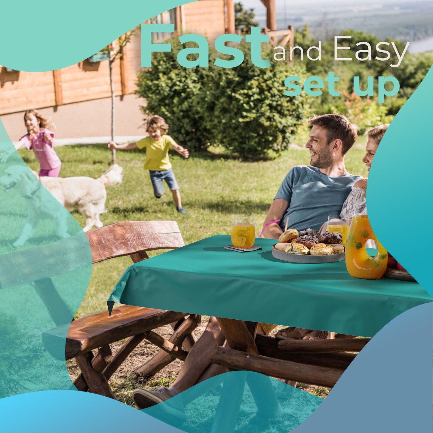 Exquisite Plastic Table Cover Roll – 40" x 300' Disposable Tablecloth Roll – Premium Thick 0.5 MIL Plastic Banquet Roll – Party Table Cover Roll for Events & Catering