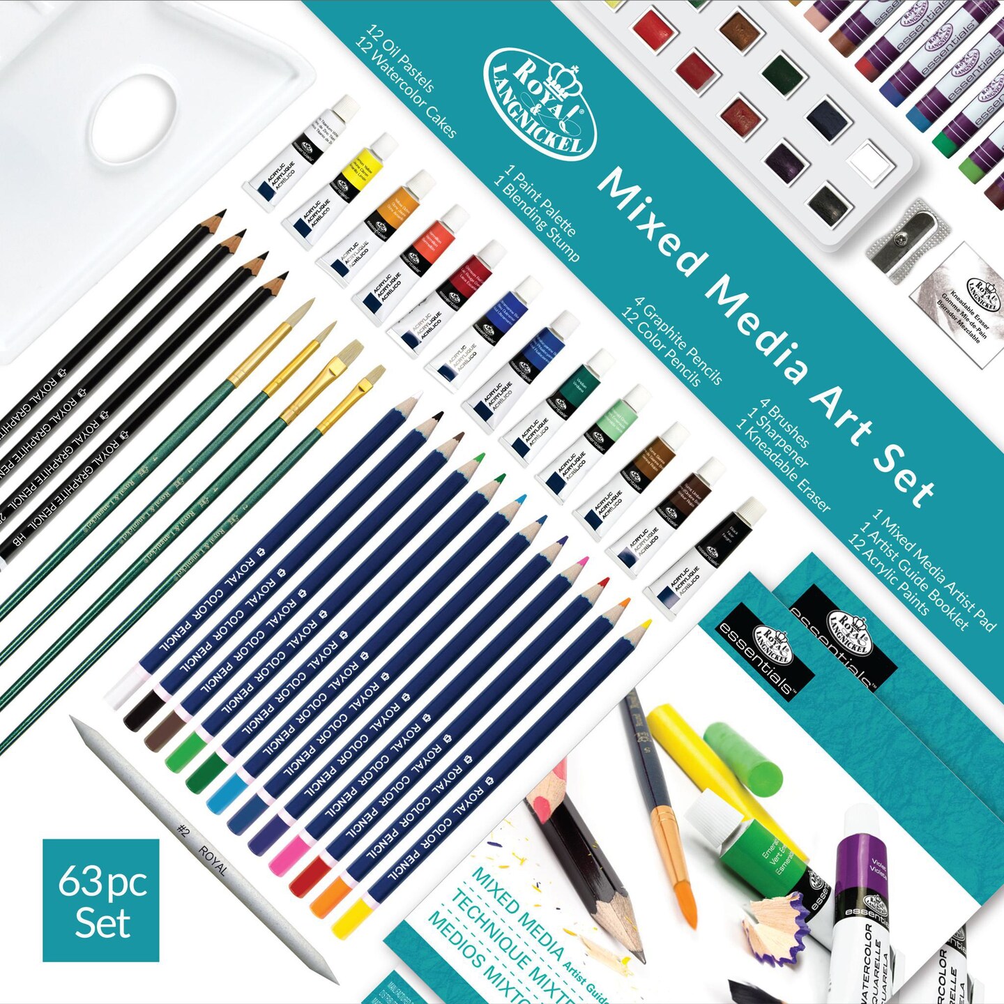 RSET-ART2920 | Mixed Media Art Set - 63pc
