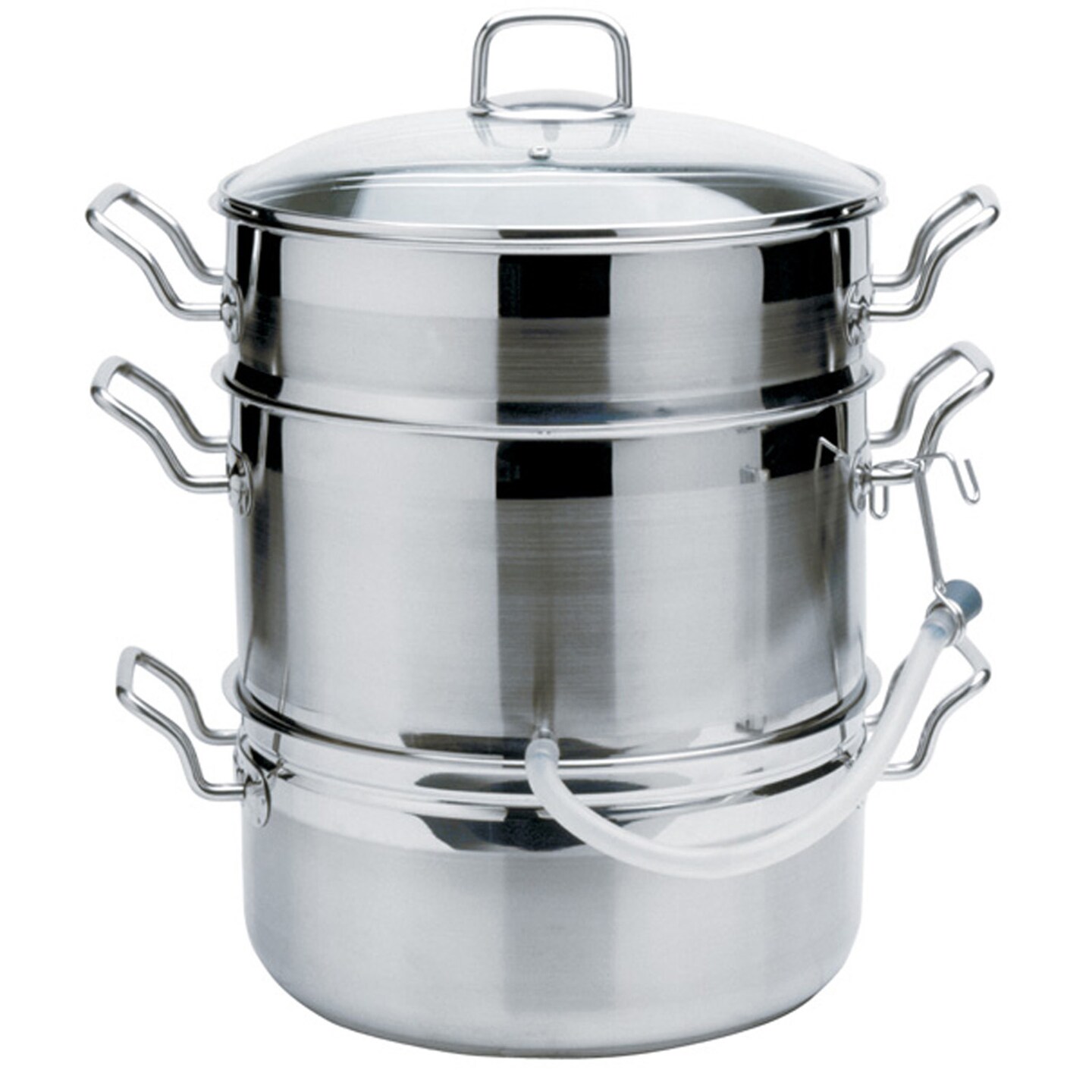 Norpro Krona Multipurpose Stainless Steel Steamer and Juicer, 11 Quart