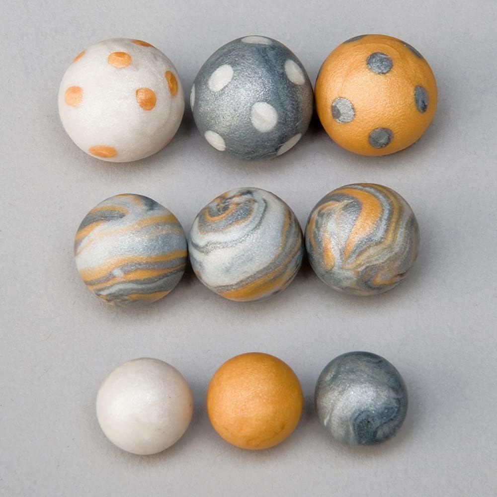 Polyform Sculpey Tools Round Bead Maker, 11 piece set, polymer oven-bake clay jewelry making tool, helps you make perfectly round beads in three sizes, great for all skill levels