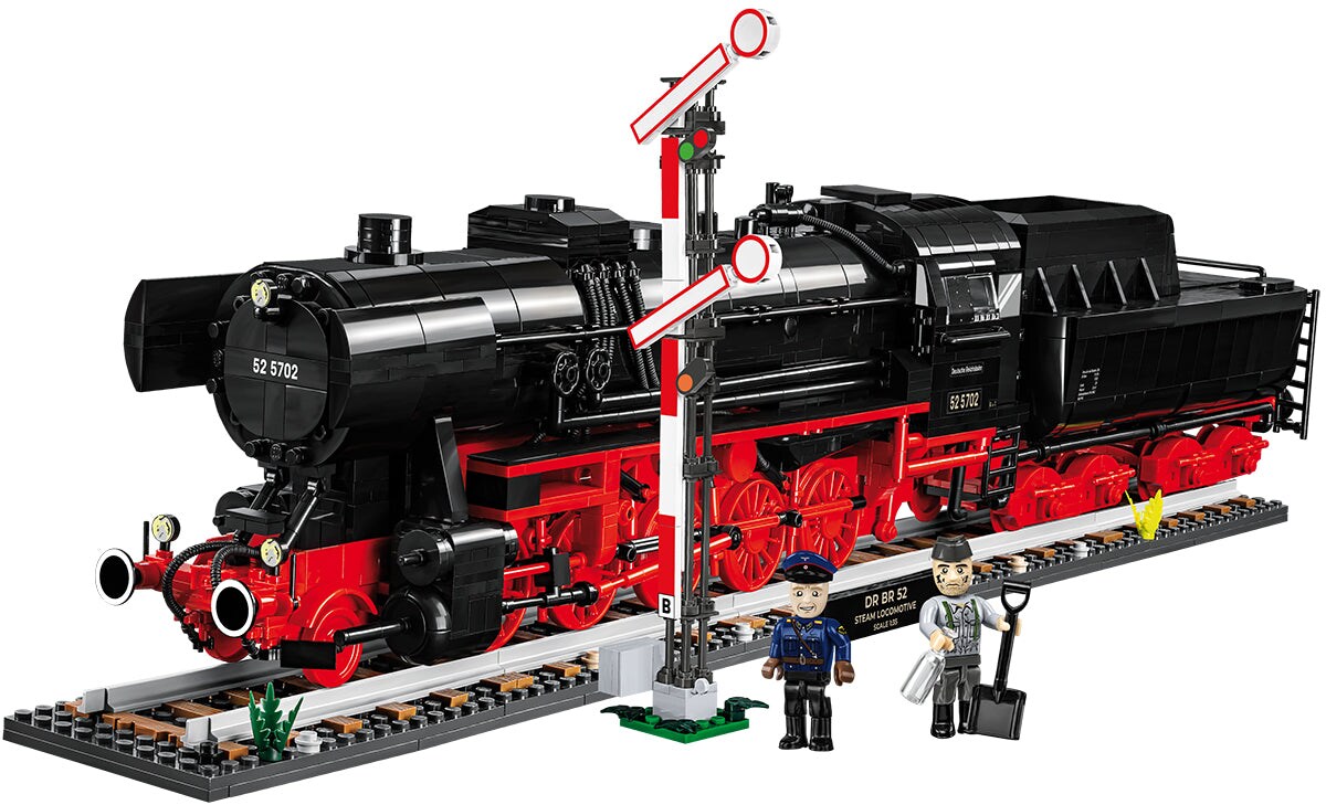 COBI Historical Collection Trains DR BR 52  Steam Locomotive &#x26; Railway Sepamhore