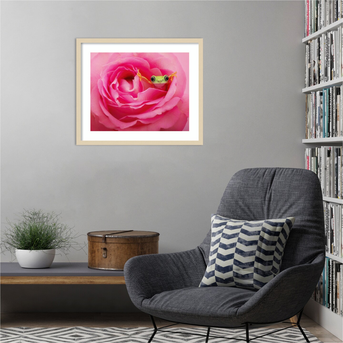 Hanging On VIII by PHBurchett Wood Framed Wall Art Print