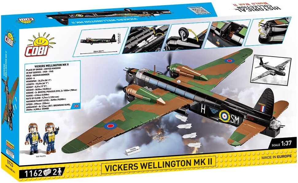 COBI Historical Collection: World War II Vickers Wellington MKII Plane
