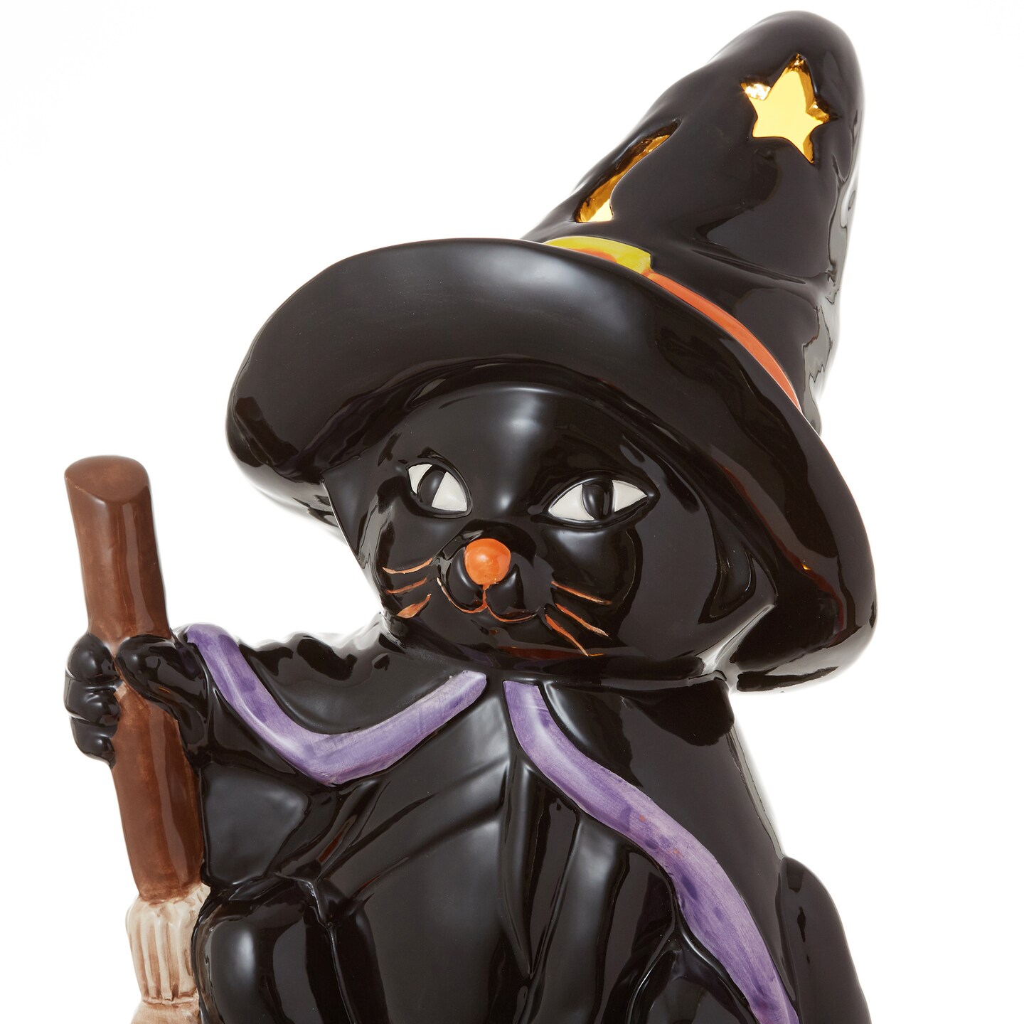 Casafield Ceramic Halloween Hand-Painted Pre-Lit LED Tabletop Home D&#xE9;cor