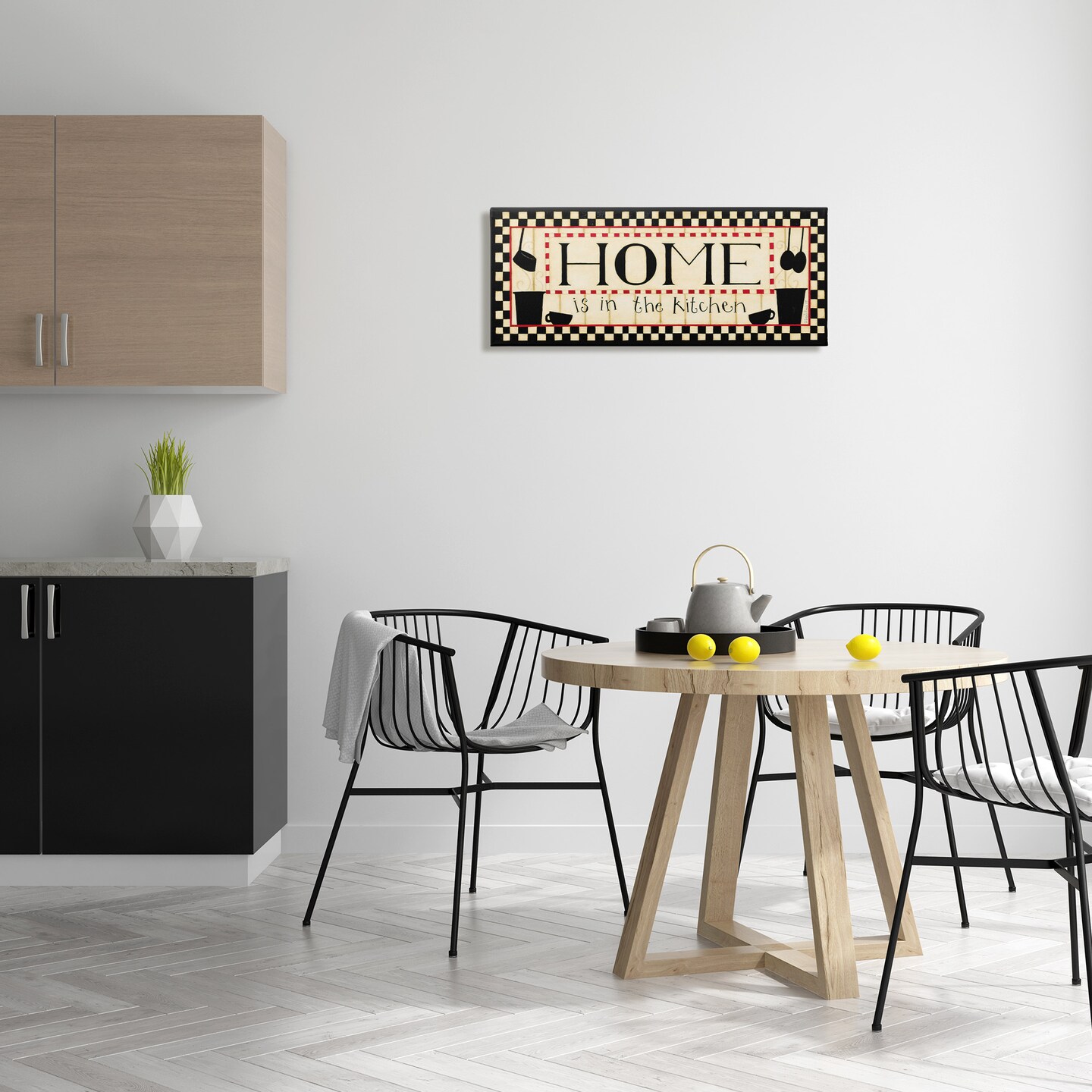 Stupell Industries Vintage Family Kitchen Phrase Canvas Wall Art