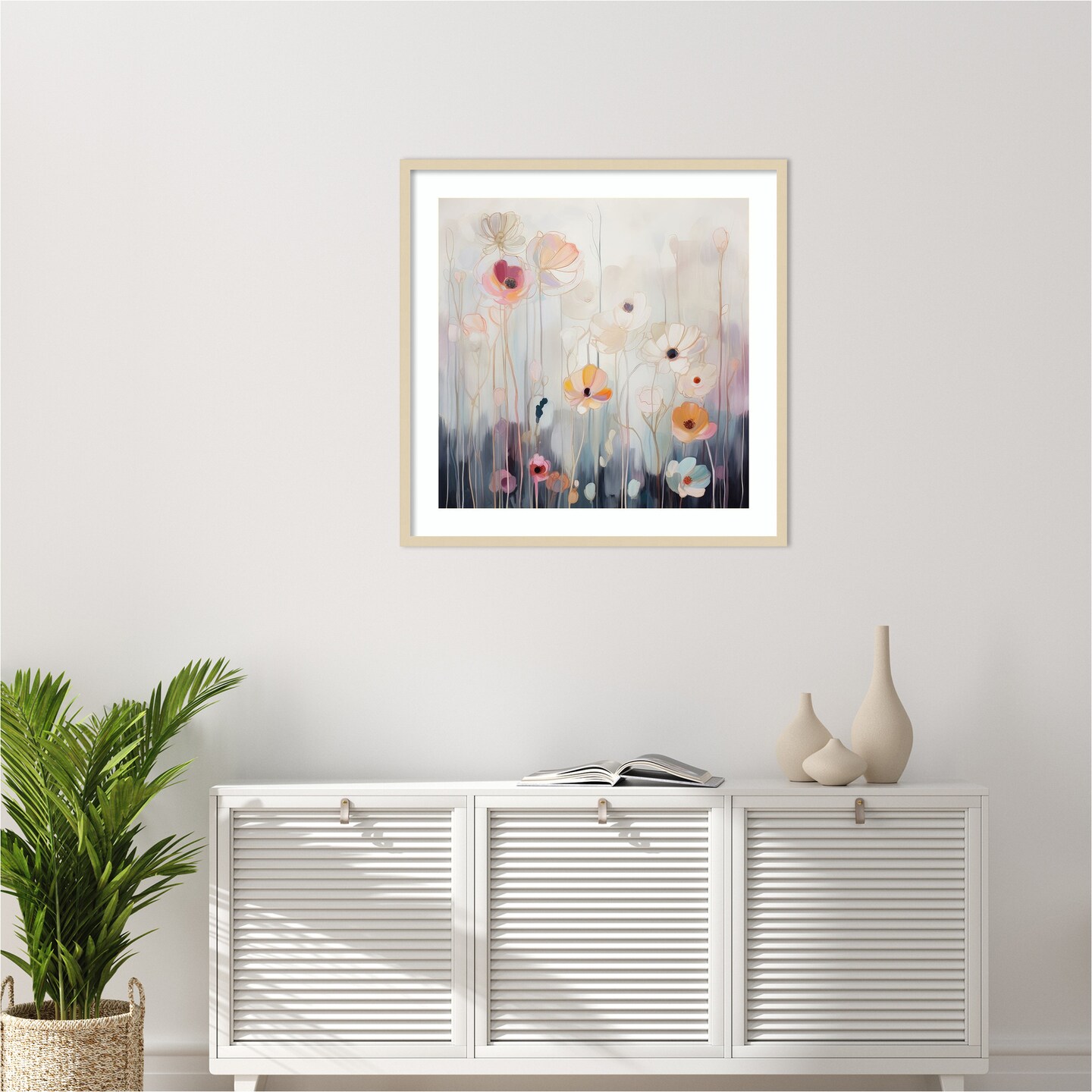Spring Fling Flowers I by Irena Orlov Wood Framed Wall Art Print