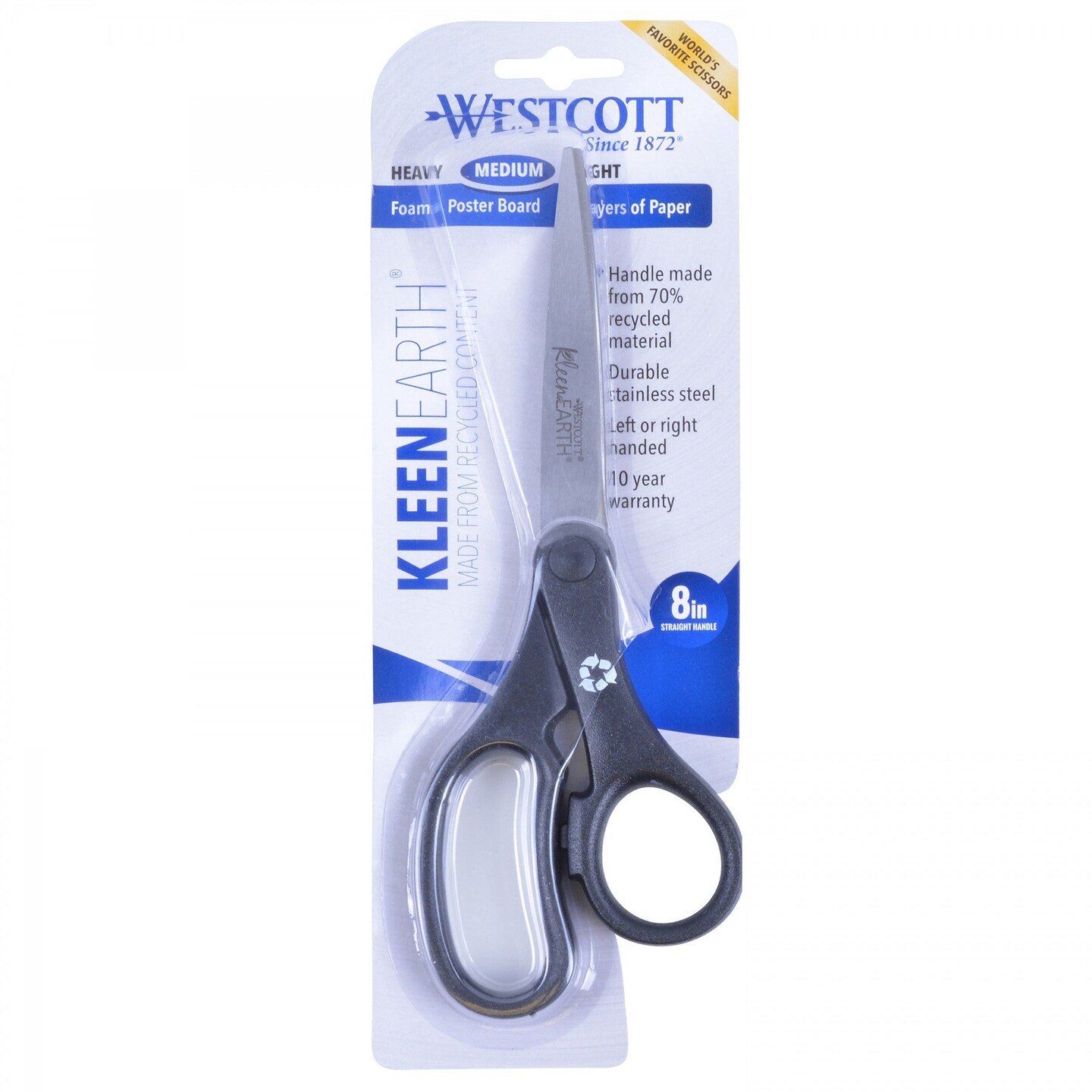 KleenEarth&#xAE; Basic 8&#x22; Scissors, Straight