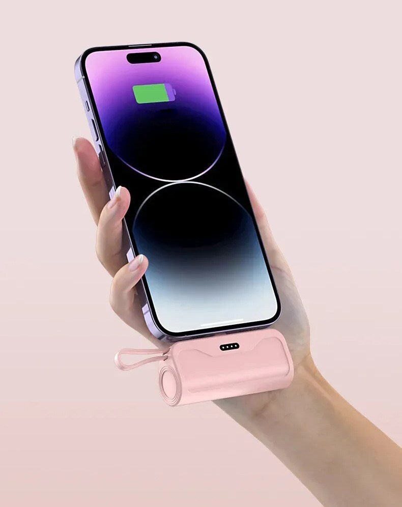 Keychain 2 In 1 Power Bank With Dual Charging Cord