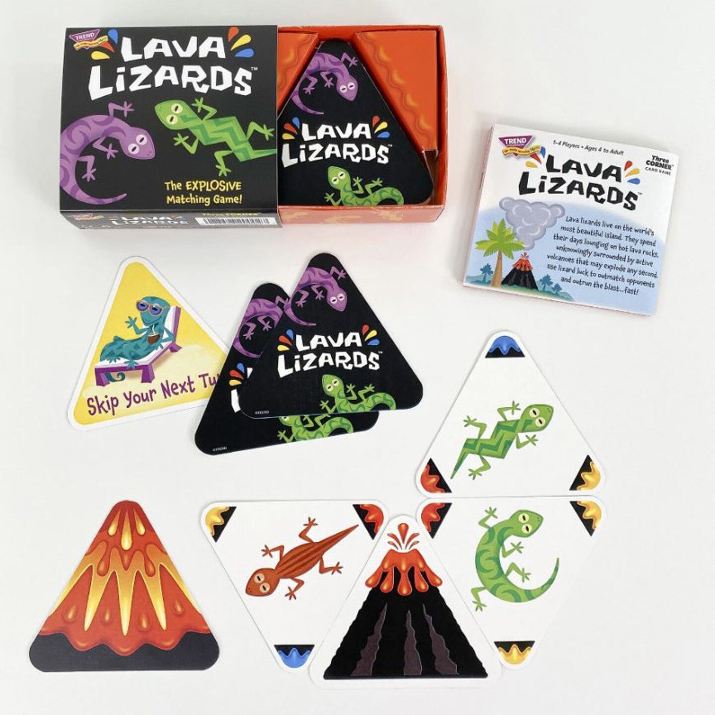 Lava Lizards&#x2122; Three Corner&#x2122; Card Game