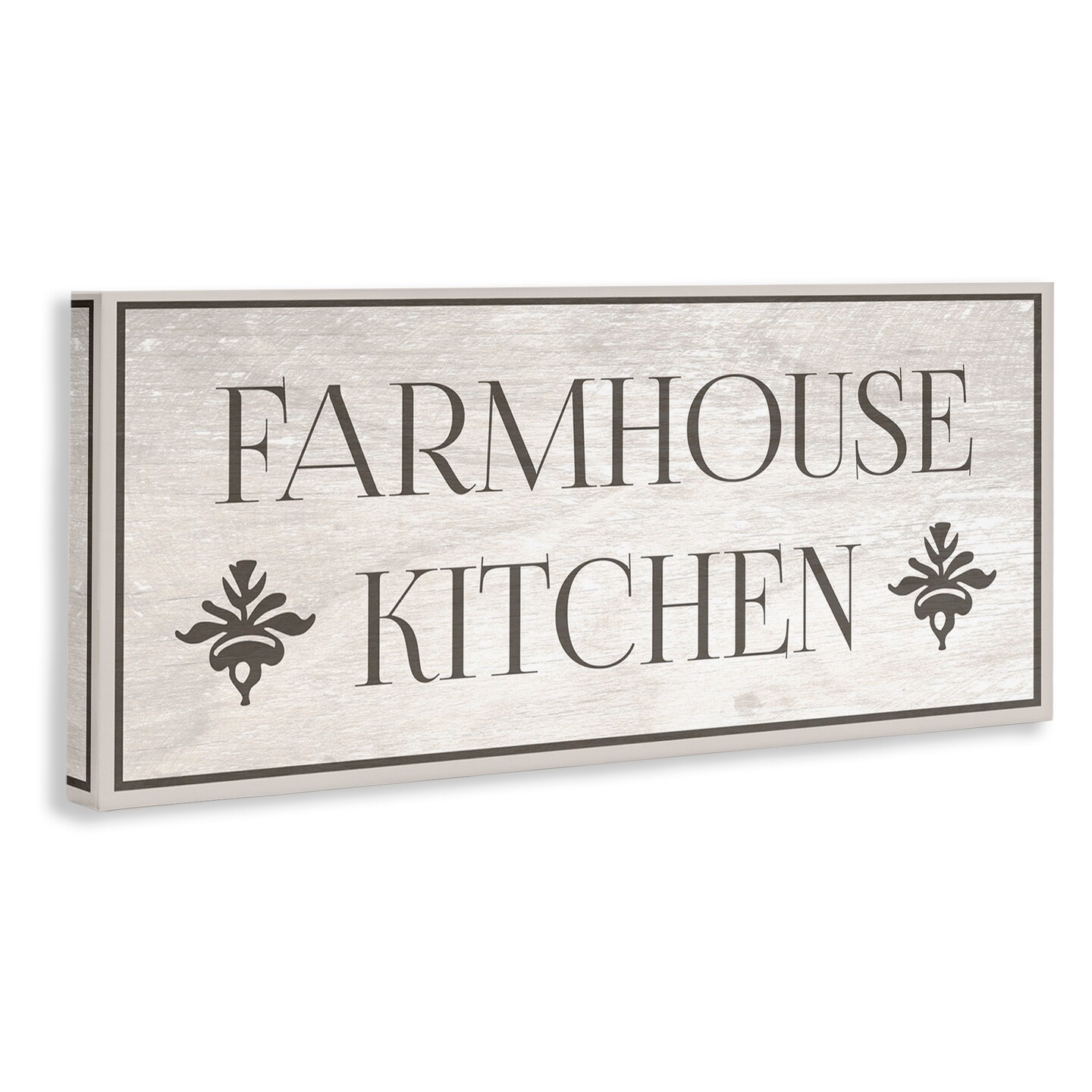 Stupell Industries Farmhouse Kitchen Typography Canvas Wall Art