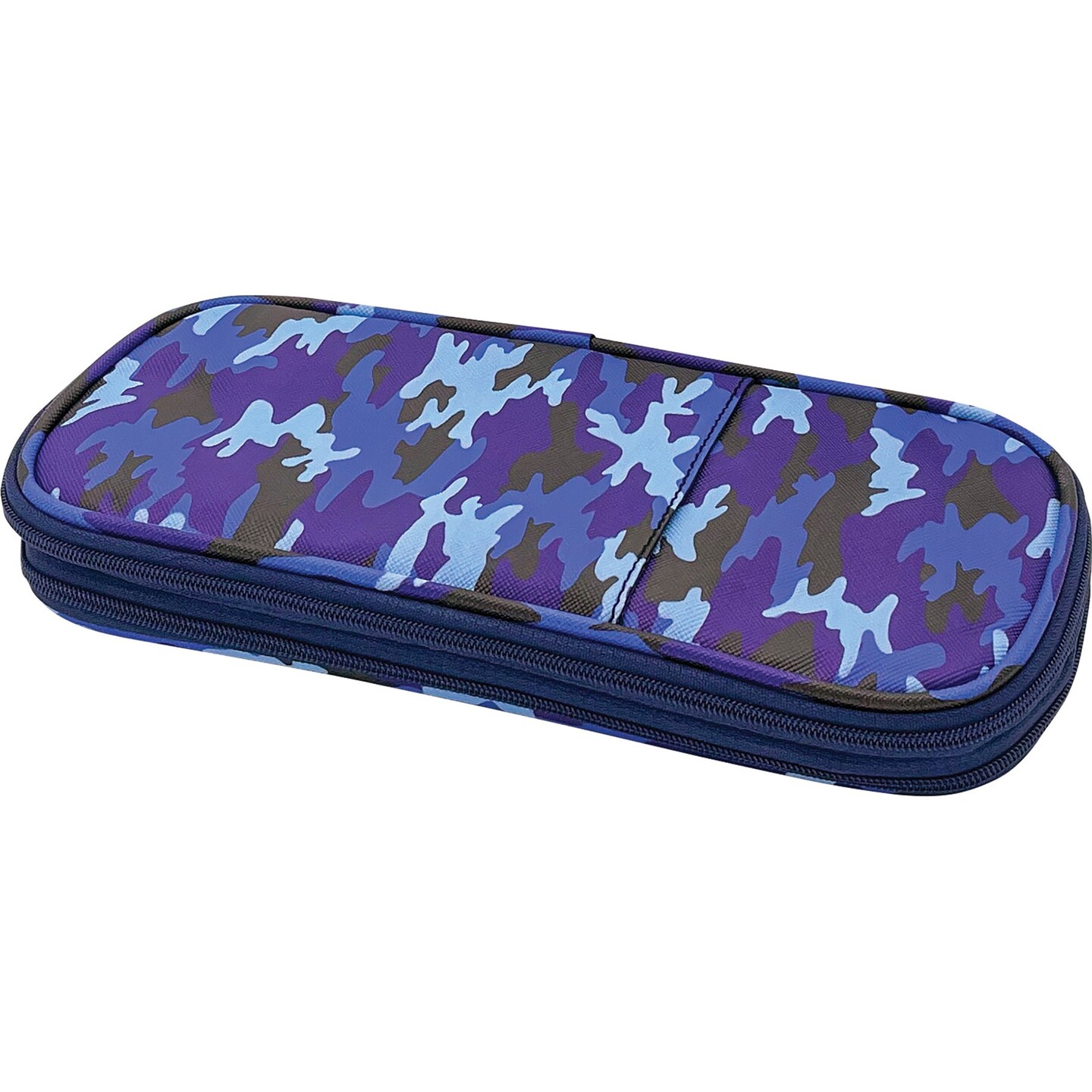 Blue Camo Pencil Case