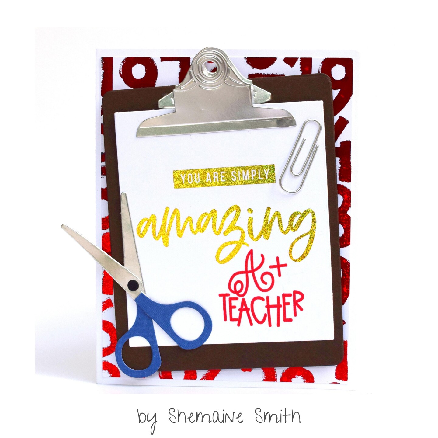 Deco Foil Adhesive Transfer Sheets by Unity 5.9" x 5.9"-Simply Amazing