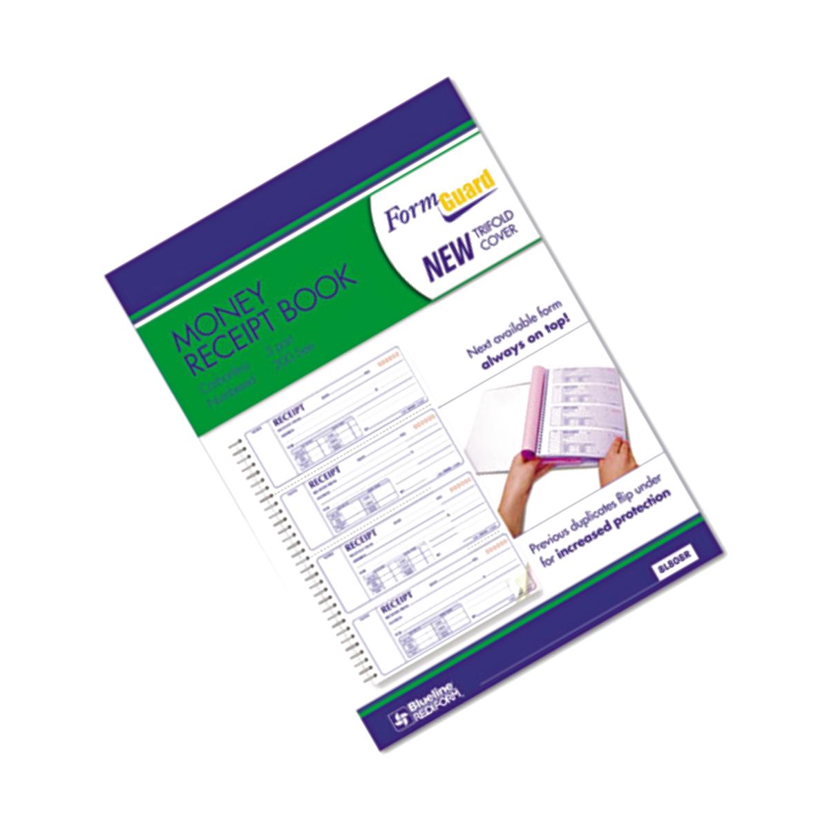 Rediform Money Receipt Book- 2-3/4 x 7- Carbonless Triplicate- 100 Sets