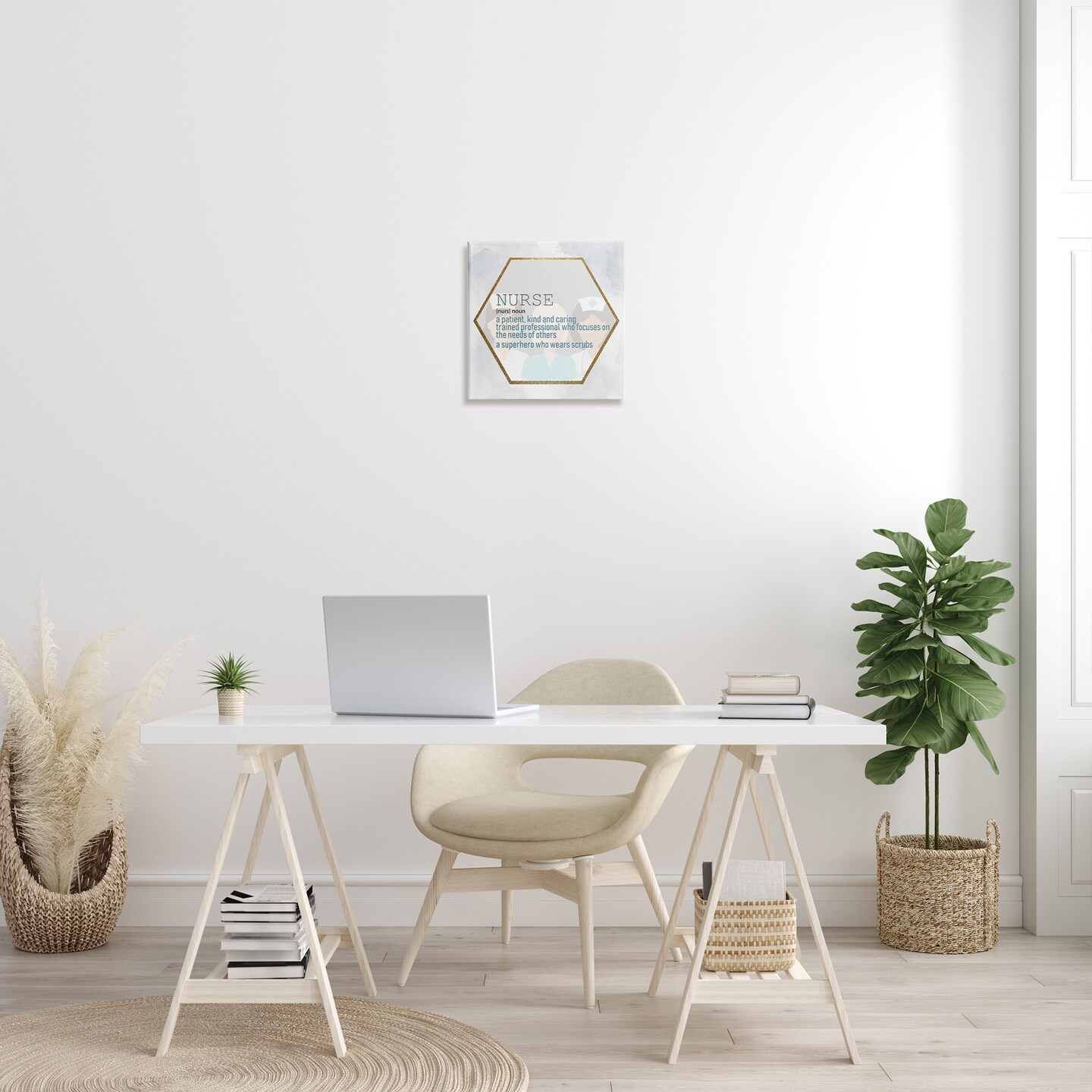 Stupell Industries Nurse Professional Definition Canvas Wall Art