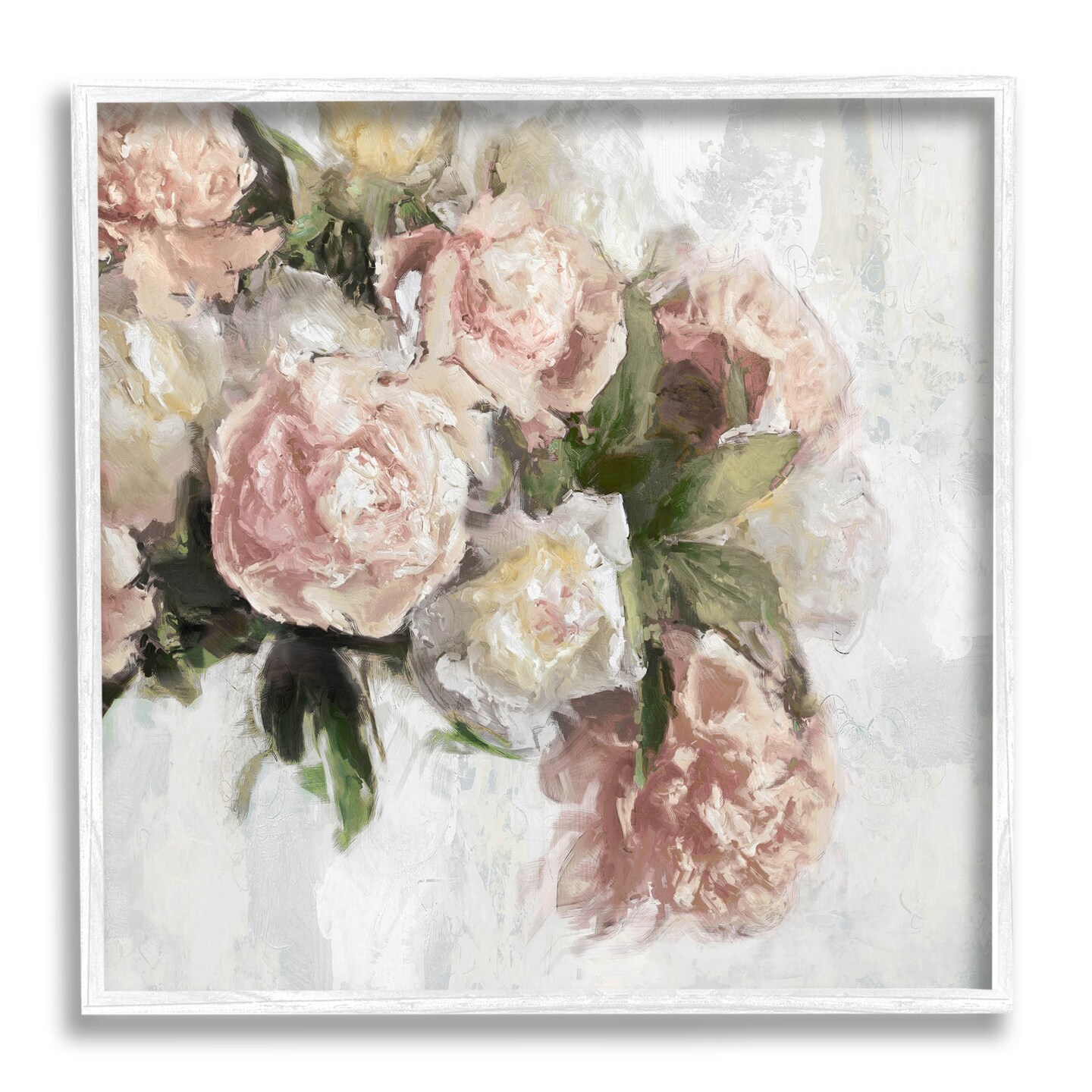 Stupell Industries Elegant Pink Roses Arrangement Framed Giclee Art