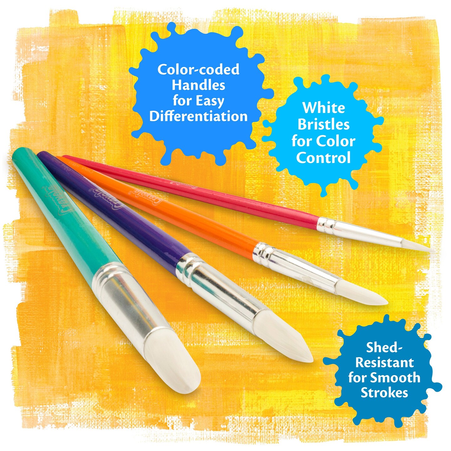Round Brush Set, 4 Count