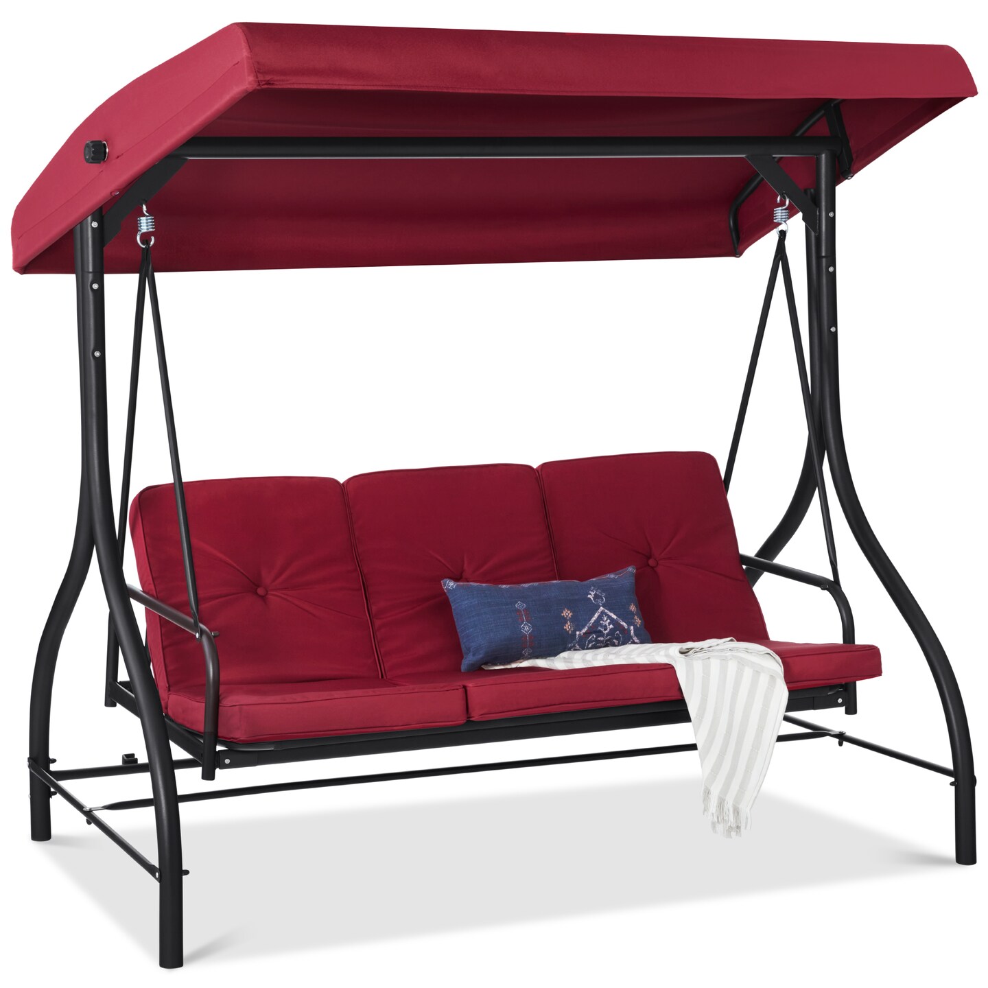 2 seat swing with canopy best sale