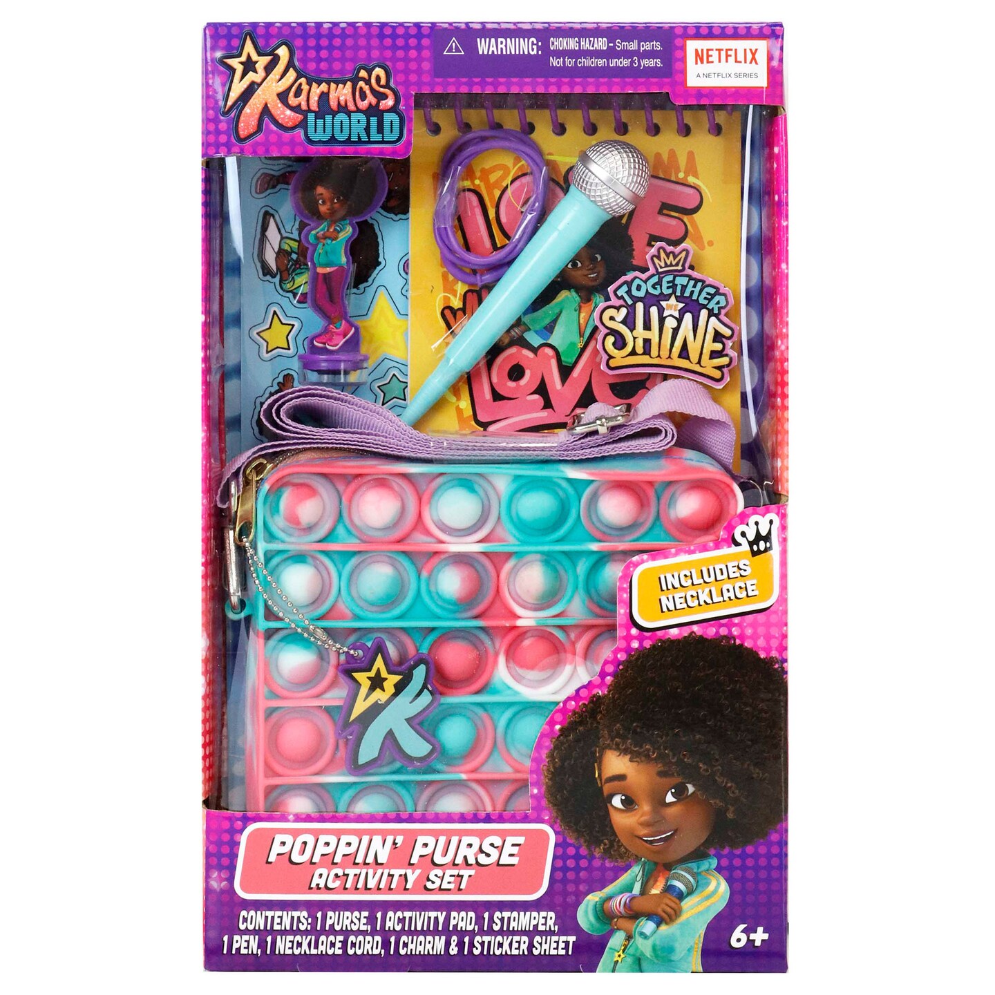 Poppin Purse Activity Set: Karma&#x27;s World -  Popping Sensory Fun, Ages 6+
