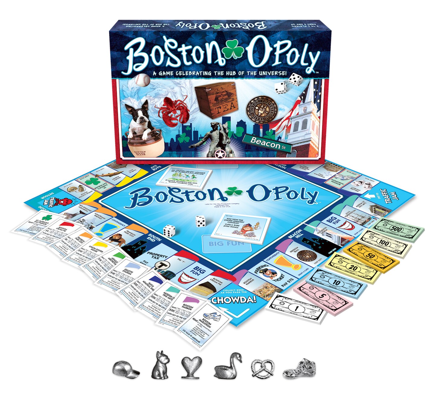 Late For The Sky: Boston-Opoly Monopoly Board Game