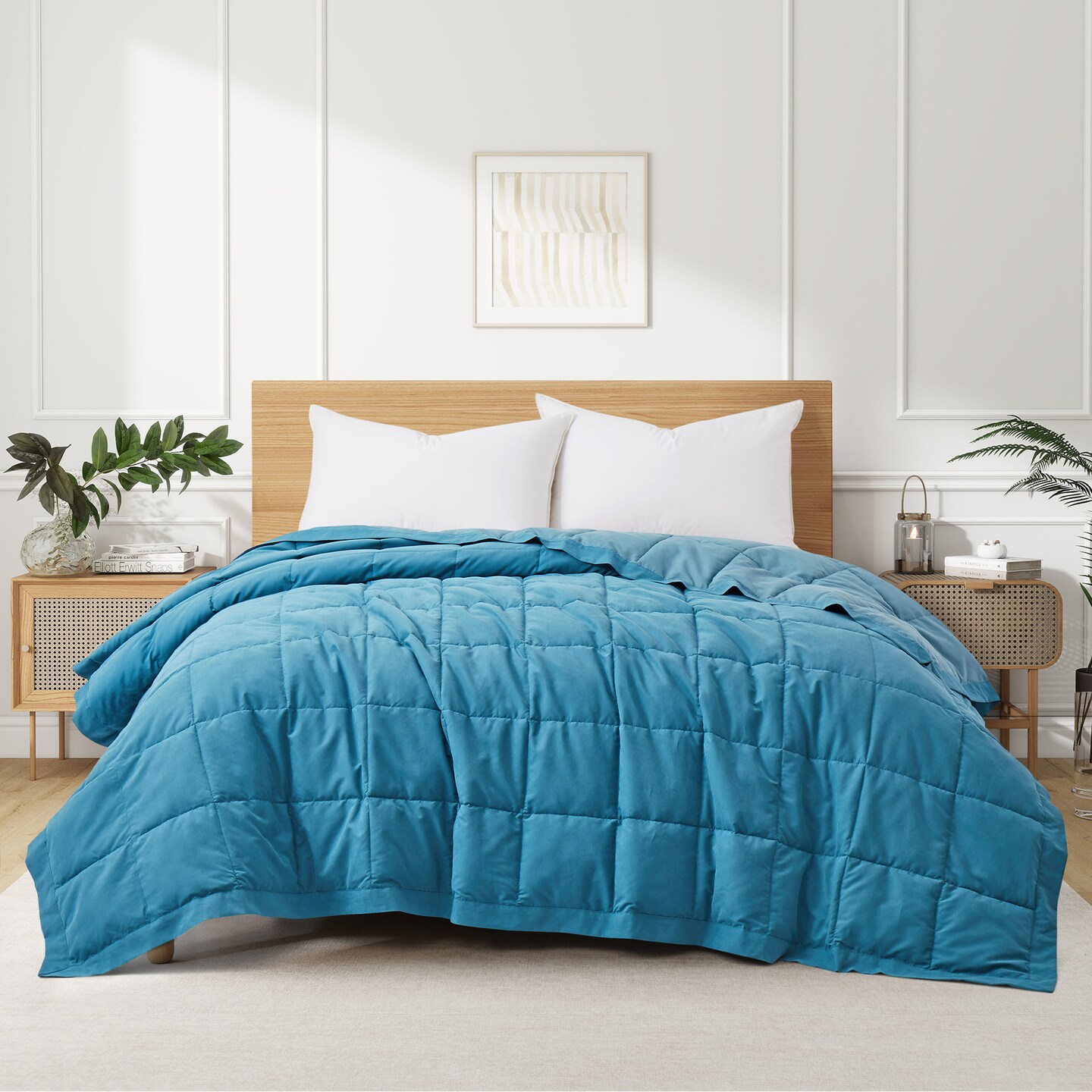 Reversible Lightweight Down Alternative Blanket Oversize Bed Blanket