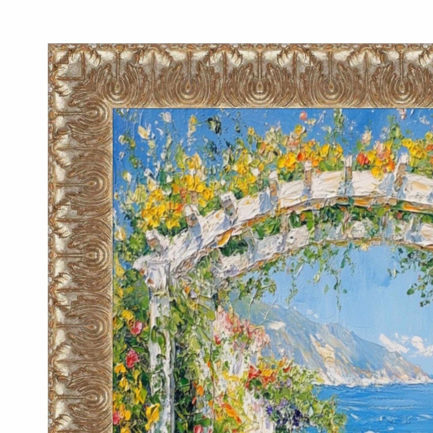 Versailles Silver Ornate Antique Picture Frame 11x14 frame