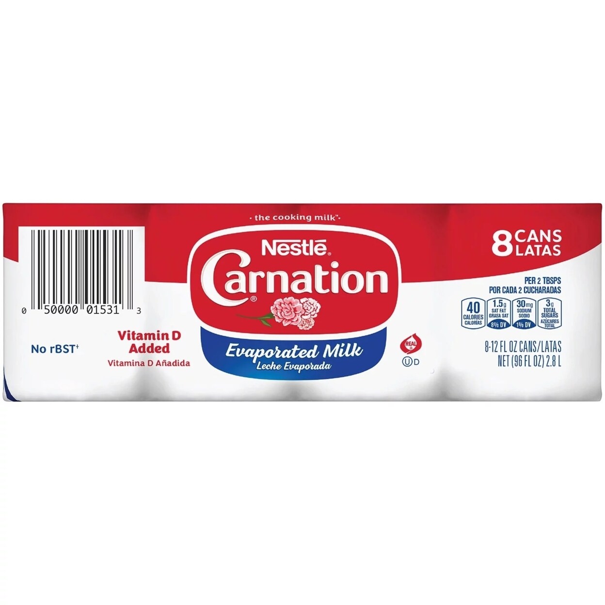 Carnation Evaporated Milk 12 Ounce (Pack Of 8)