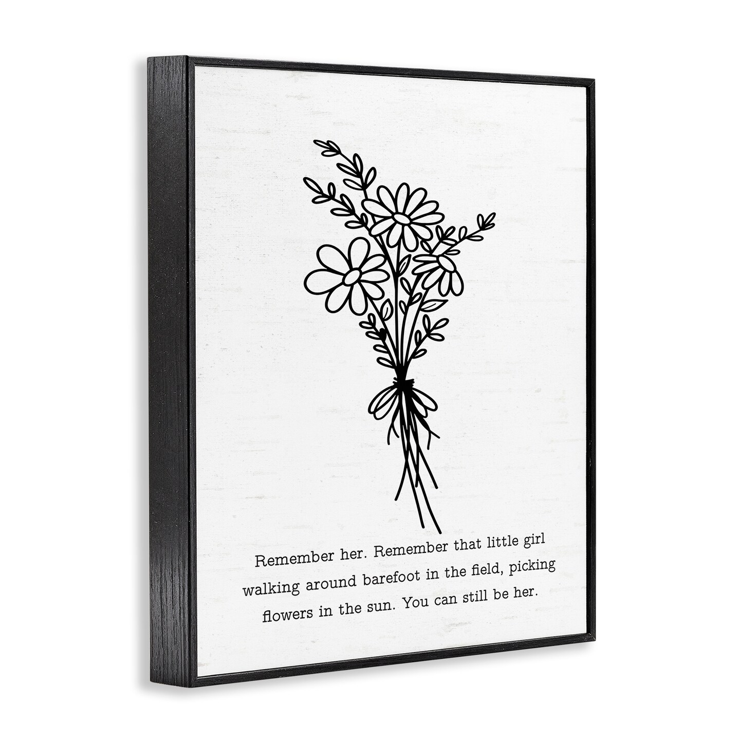 Stupell Industries You Can Still Be Her Framed Giclee Wall Art Design by Lettered and Lined