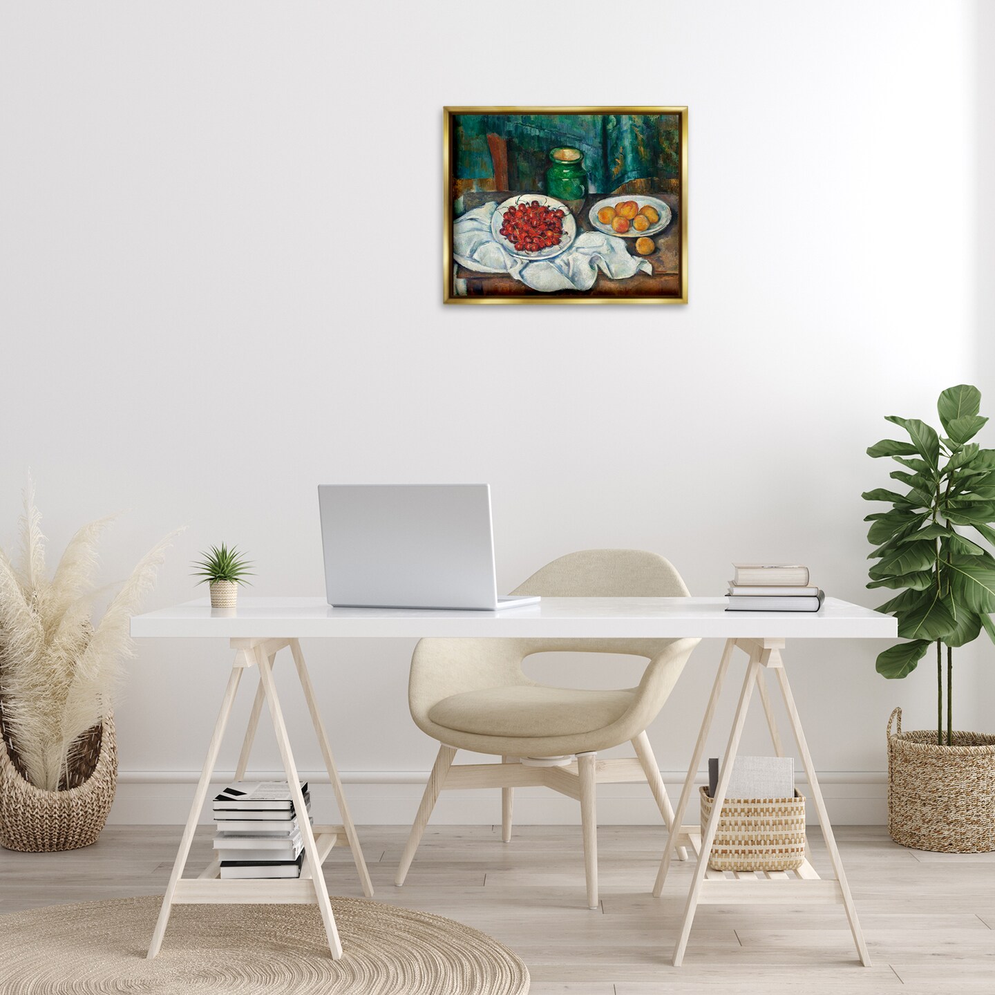 Stupell Industries Classical Fruit Still Life Framed Floater Canvas Wall Art Design by one1000paintings