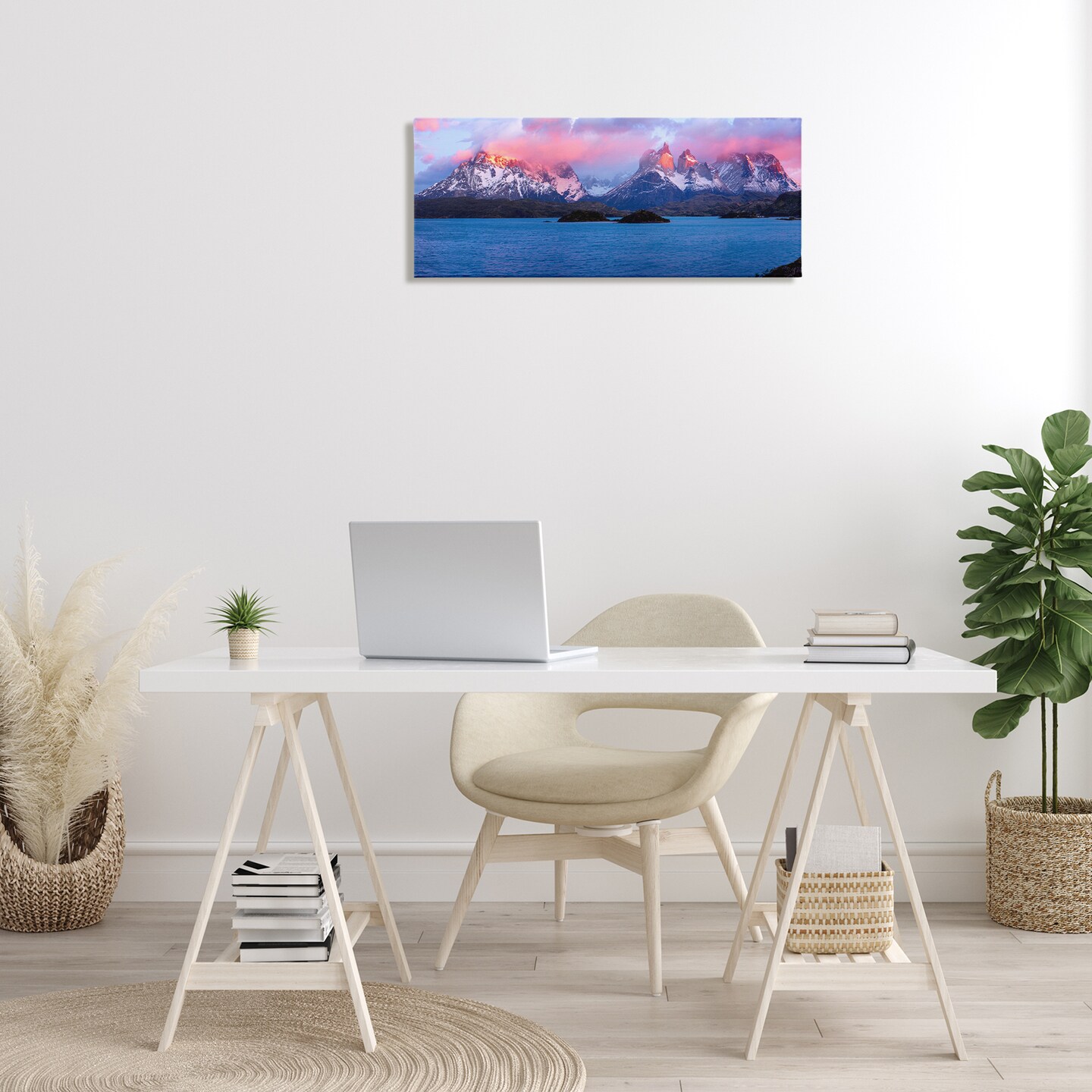 Stupell Industries Sunrise over Peaks Canvas Wall Art Design by Lena Owens