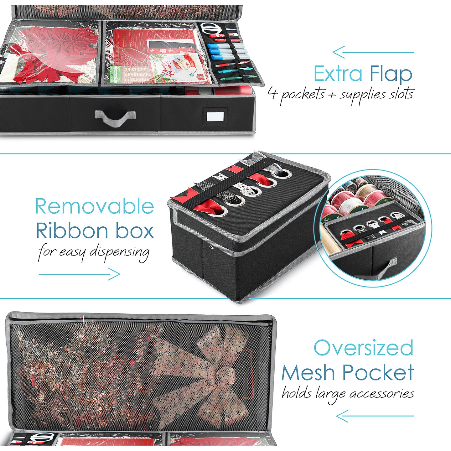 Hearth &#x26; Harbor Wrapping Paper Storage Container
